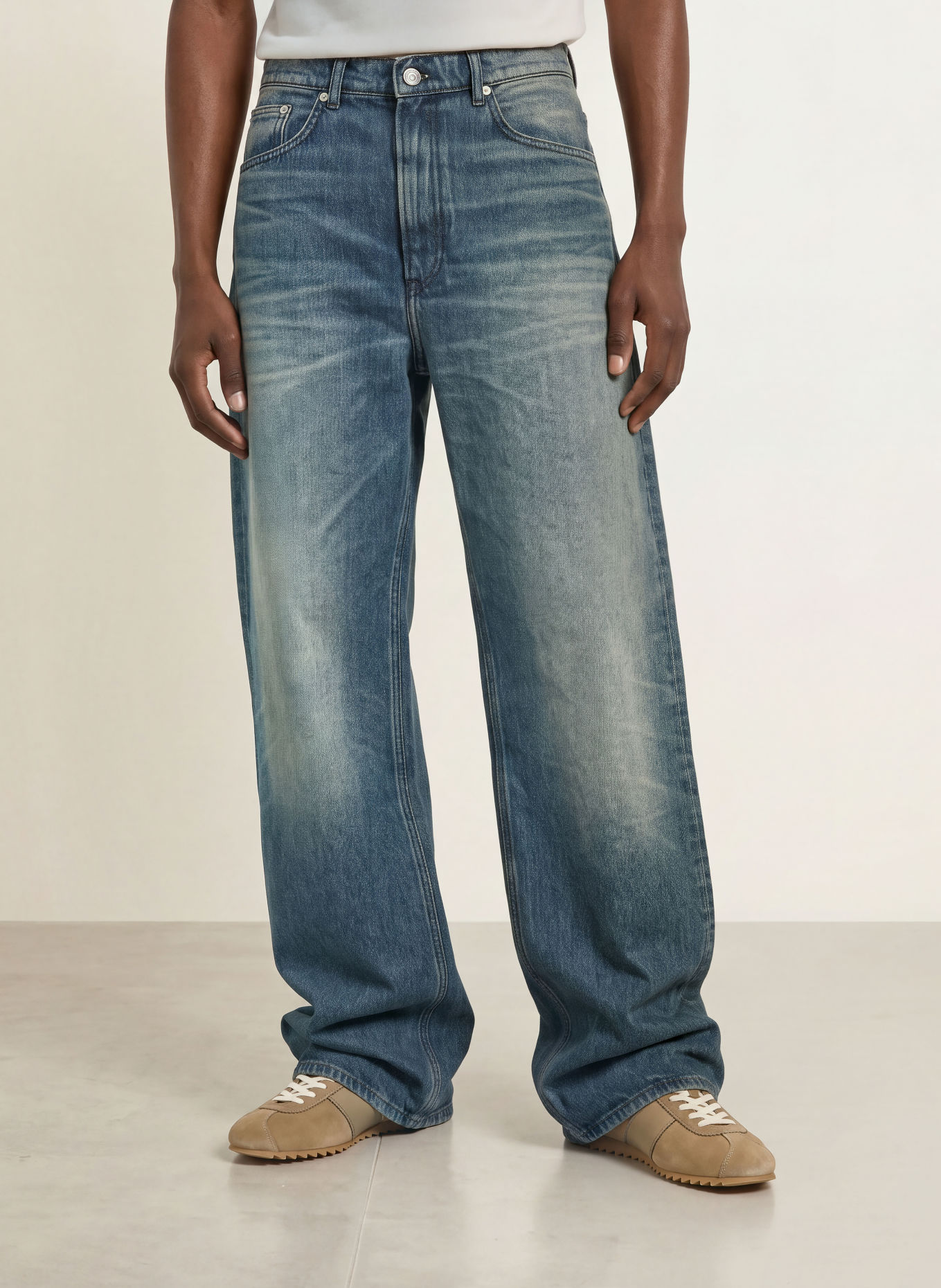 SANDRO Jeans Wide Fit: BLUV BLUE VINTAGE - DENIM