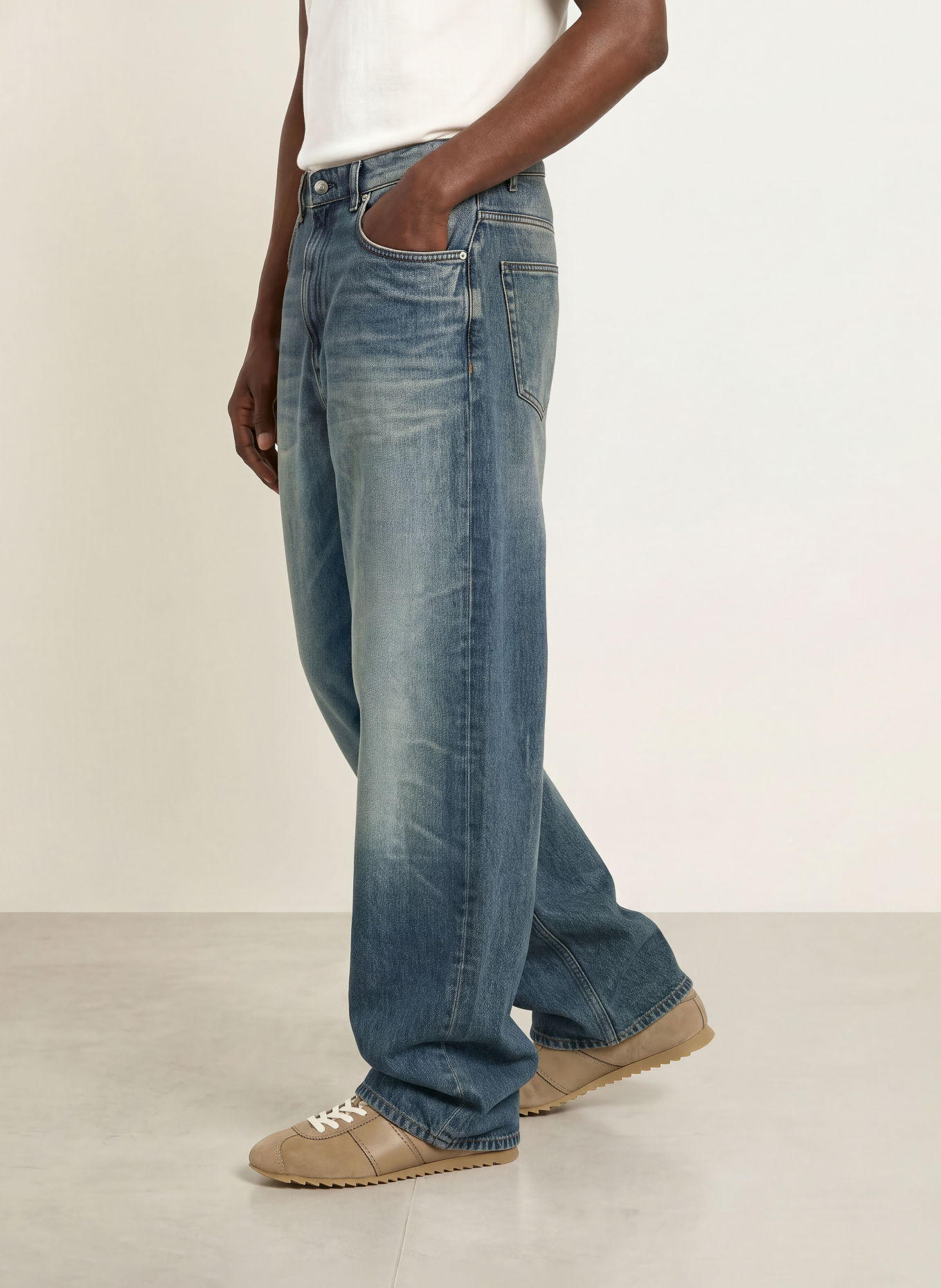 SANDRO Jeans Wide Fit: BLUV BLUE VINTAGE - DENIM