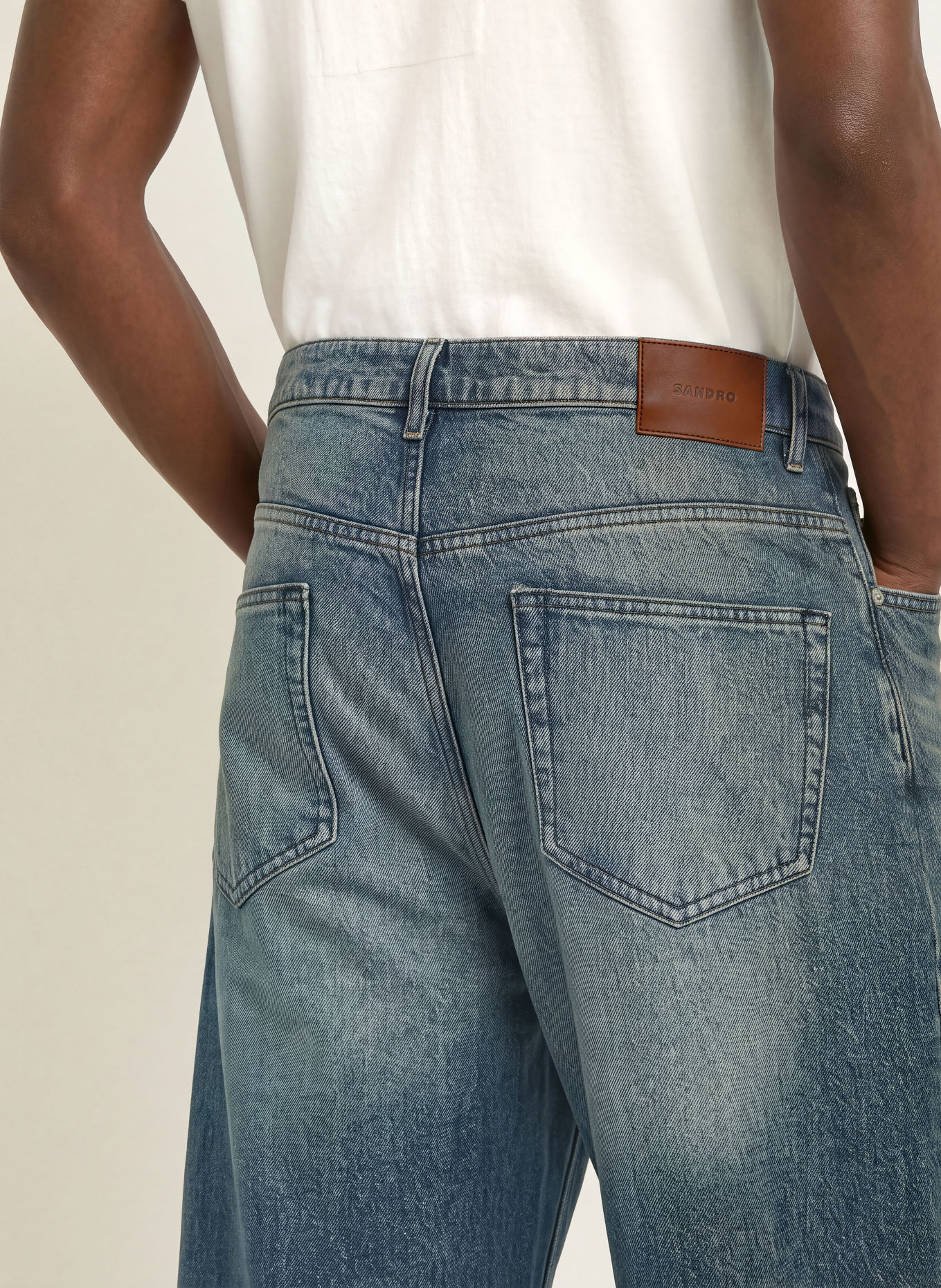 SANDRO Jeans Wide Fit: BLUV BLUE VINTAGE - DENIM