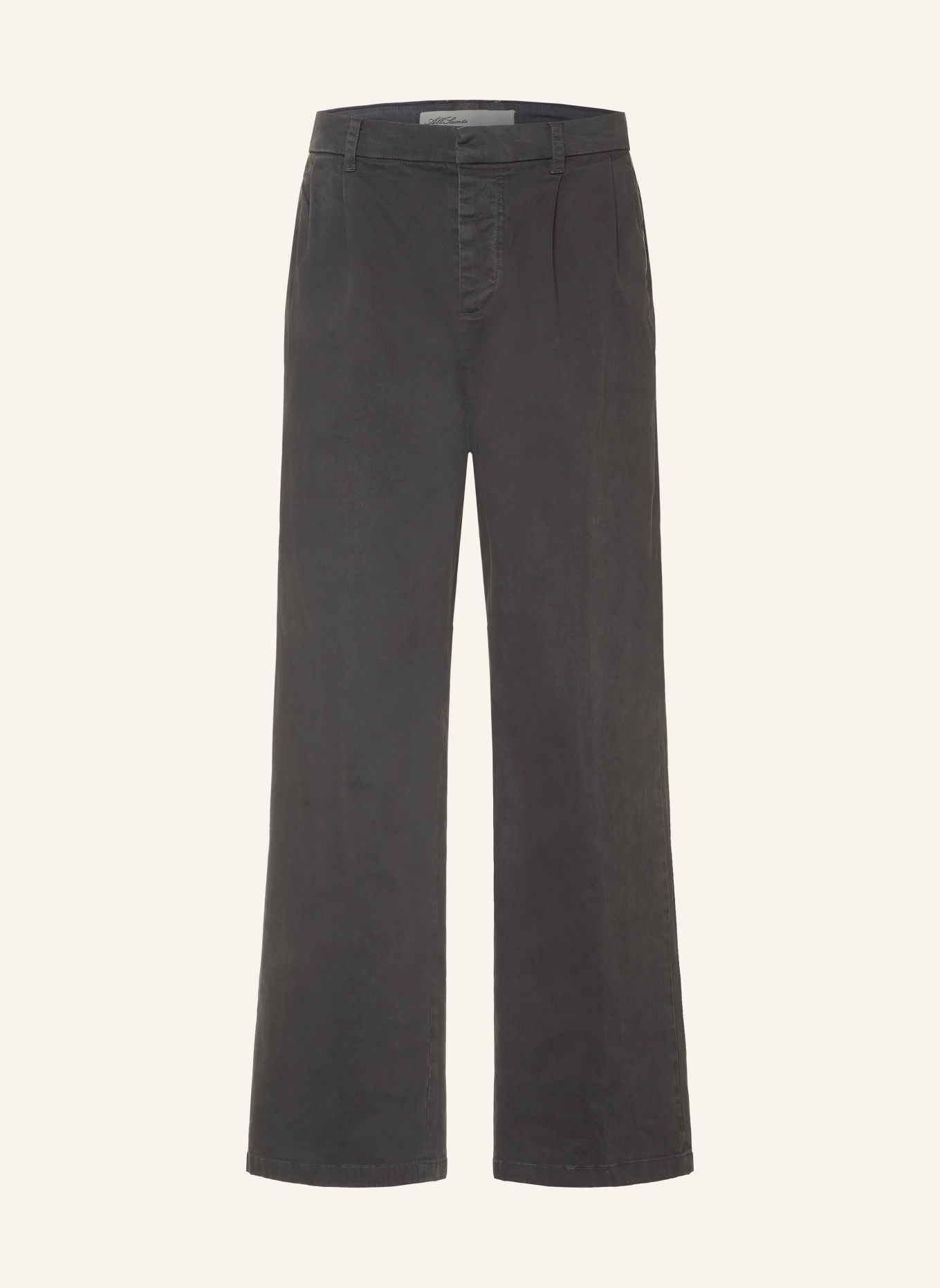 ALLSAINTS Chino ASTON Wide Fit: DONKERGRIJS