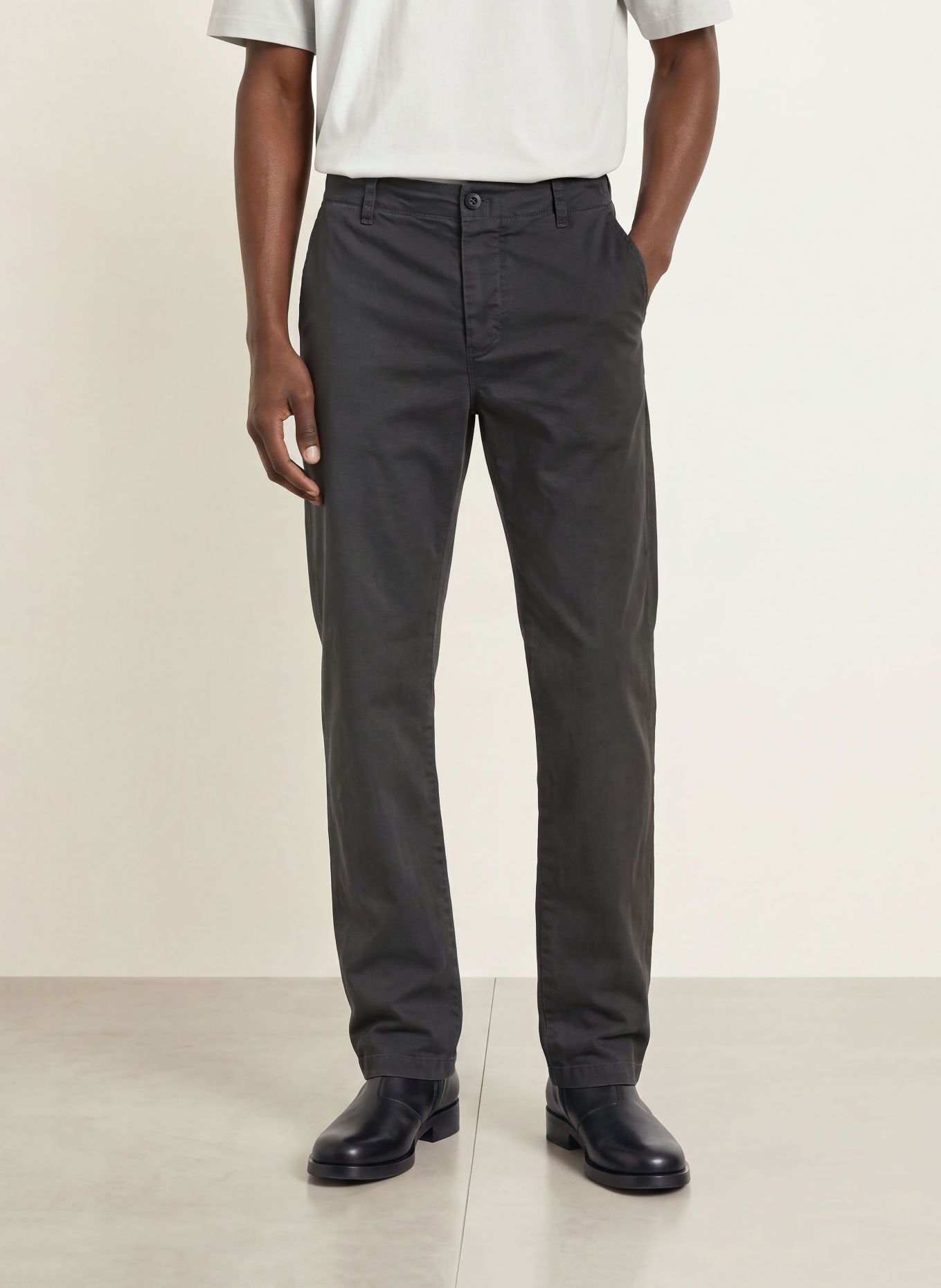 ALLSAINTS Chino TOWER Slim Fit: ZWART
