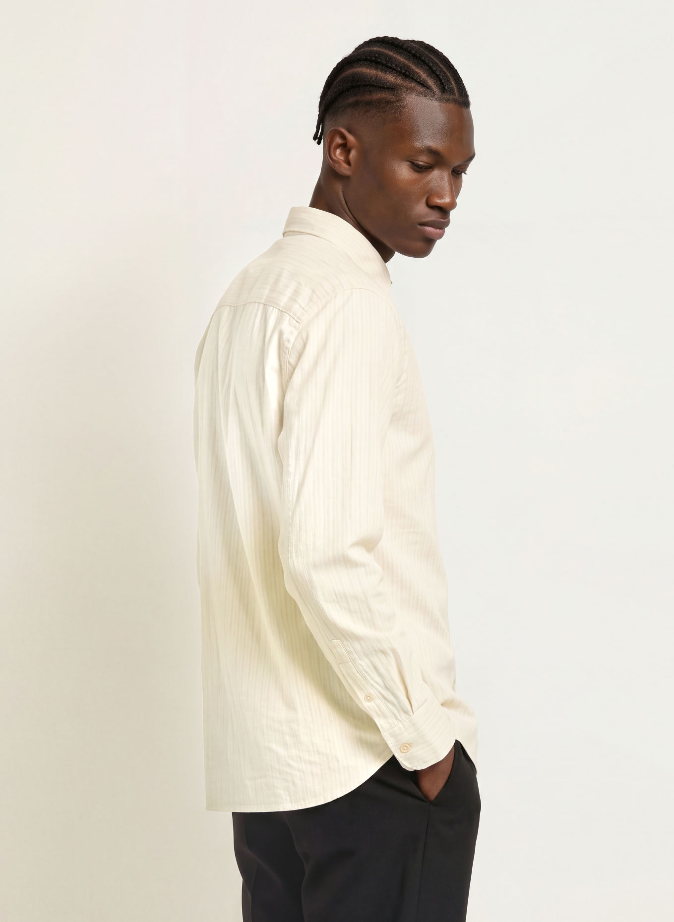 ALLSAINTS Hemd JUDD Regular Fit: BEIGE / COGNAC