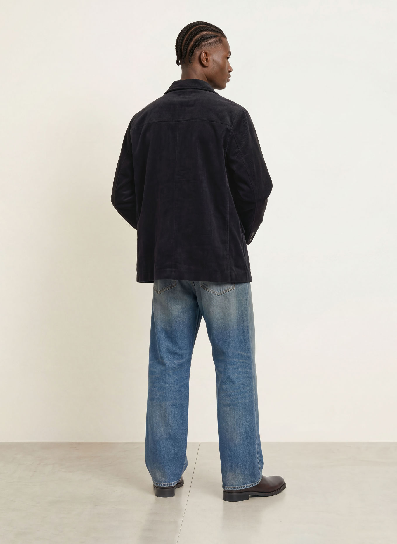 ALLSAINTS Corduroy-Overjacket EDEN: ZWART
