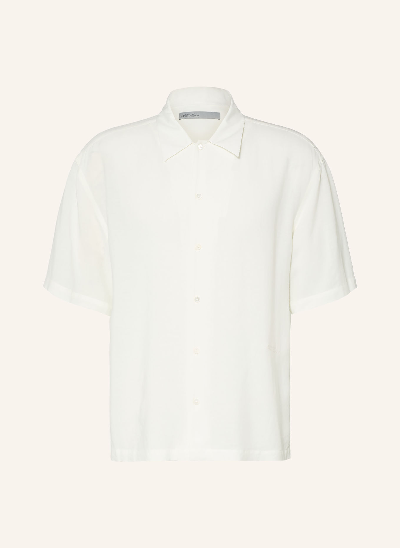 ALLSAINTS Chemise à manches courtes ARCHER Comfort Fit: BLANC