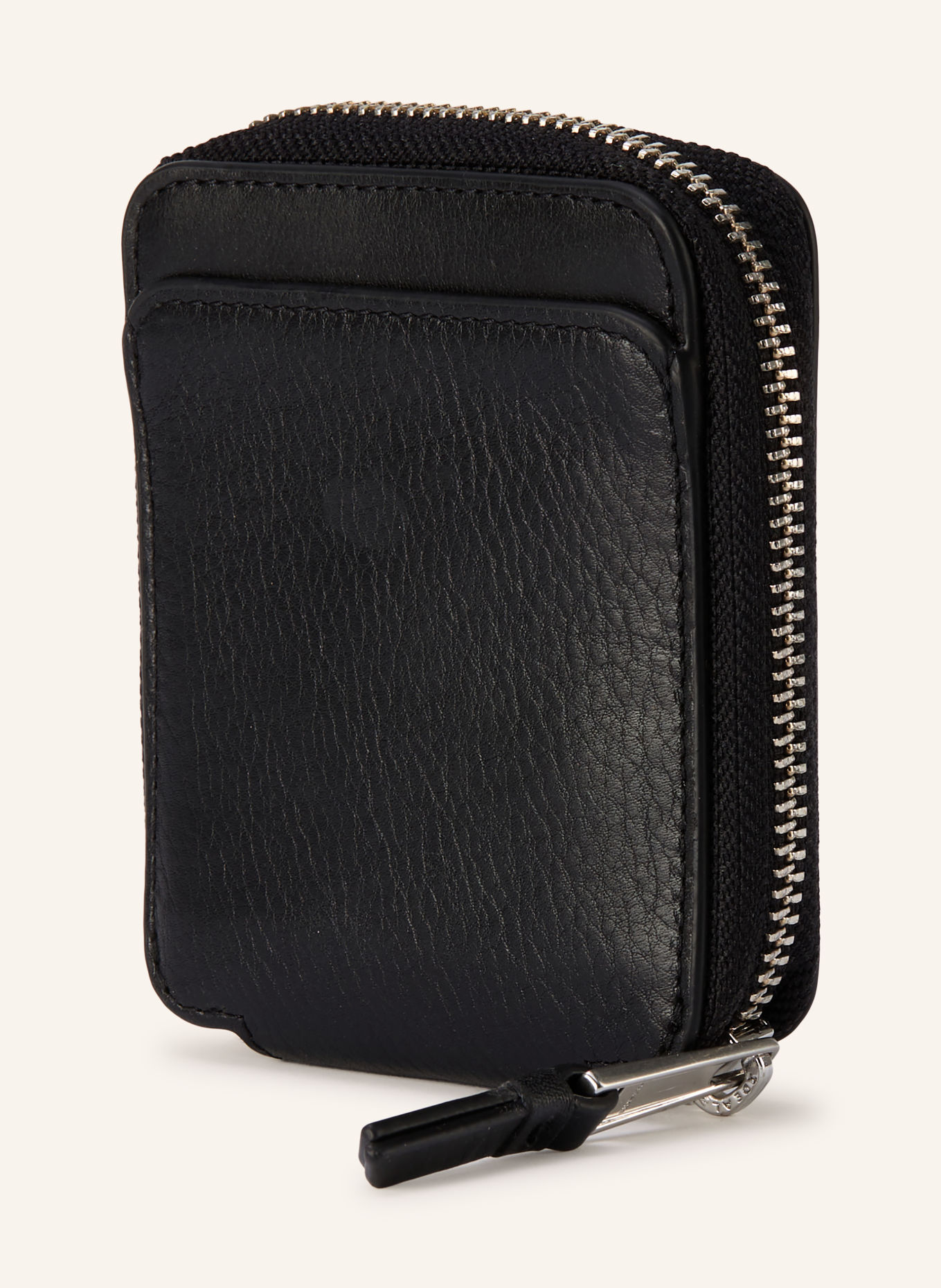 ALLSAINTS Portemonnee CLYMER: ZWART / ZILVER