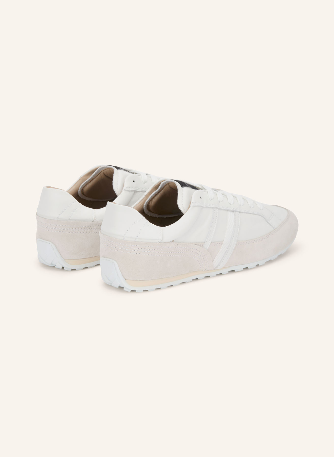 ALLSAINTS Sneakers LIAM: WIT / LICHTGRIJS