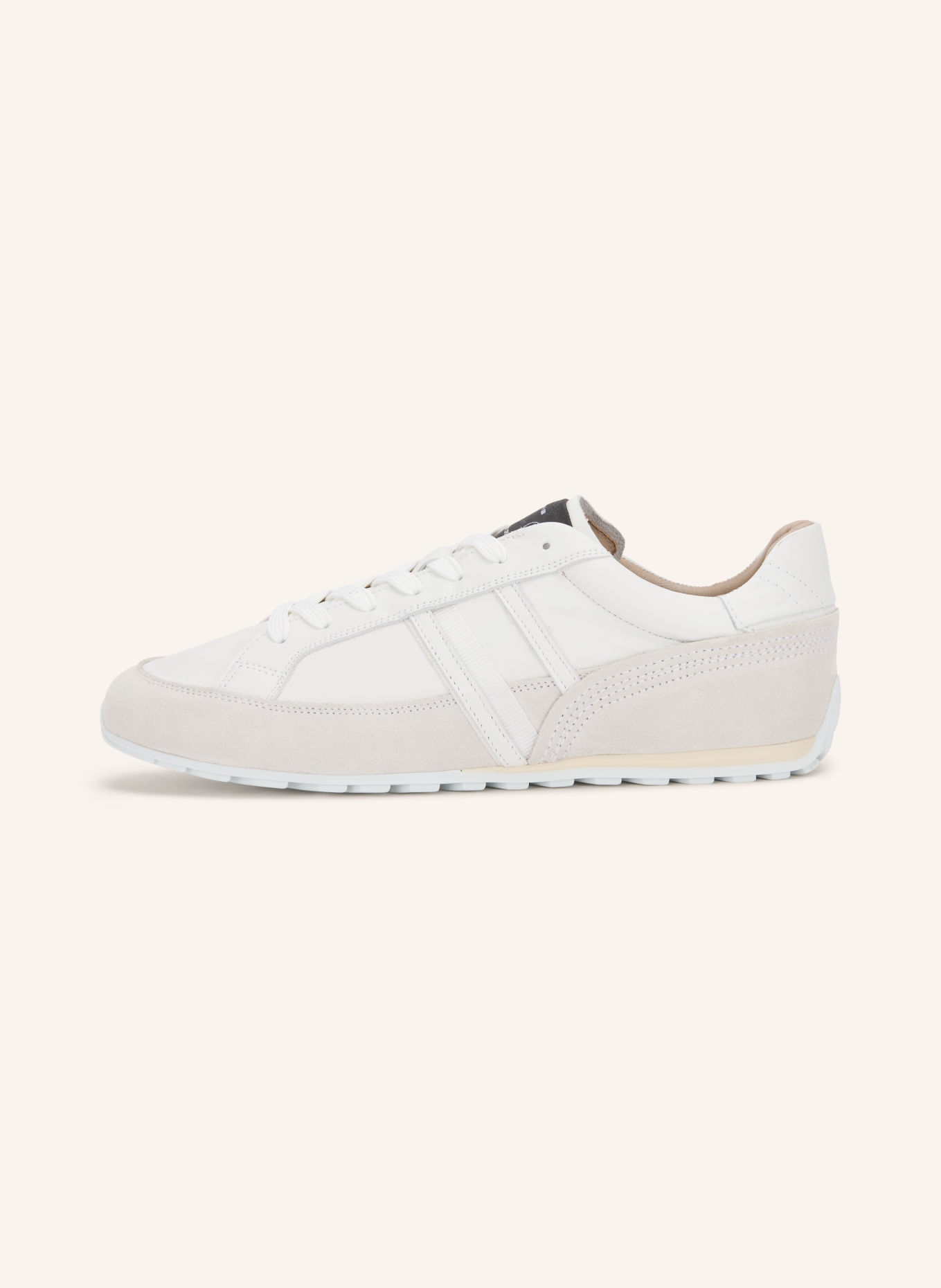 ALLSAINTS Sneakers LIAM: WIT / LICHTGRIJS
