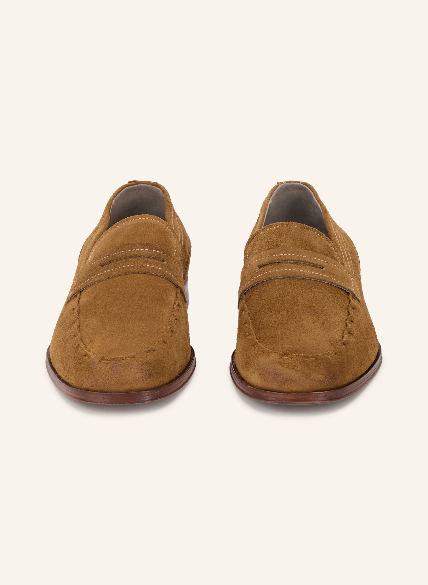 ALLSAINTS JULES Penny loafer: BROWN