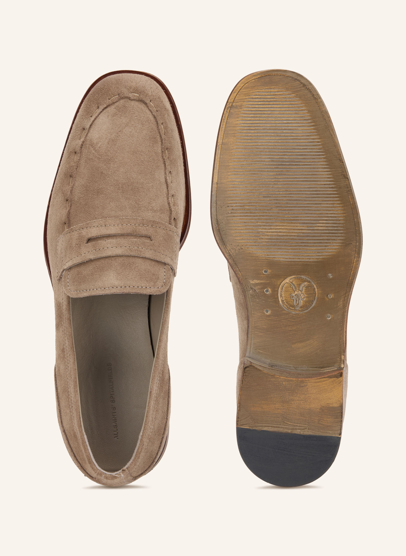 ALLSAINTS Pennyloafers JULES: TAUPE