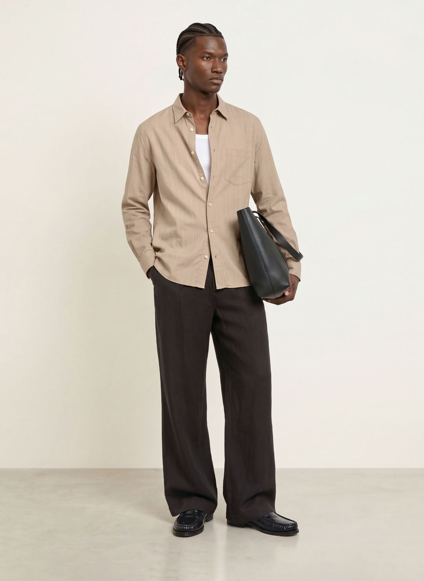 ALLSAINTS Hemd DUKE Regular Fit: BRAUN
