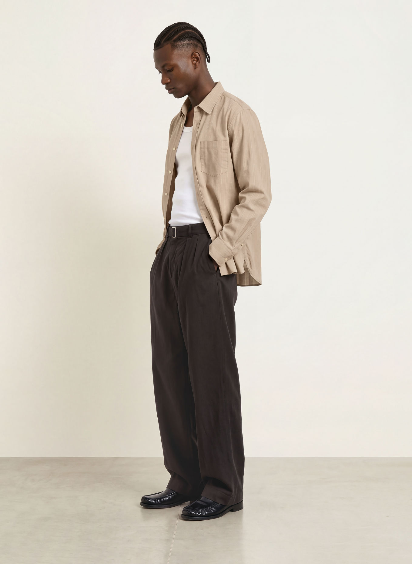 ALLSAINTS Hemd DUKE Regular Fit: BRAUN