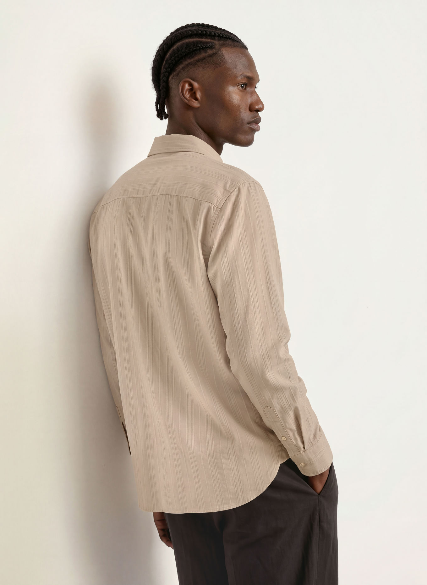 ALLSAINTS Hemd DUKE Regular Fit: BRAUN