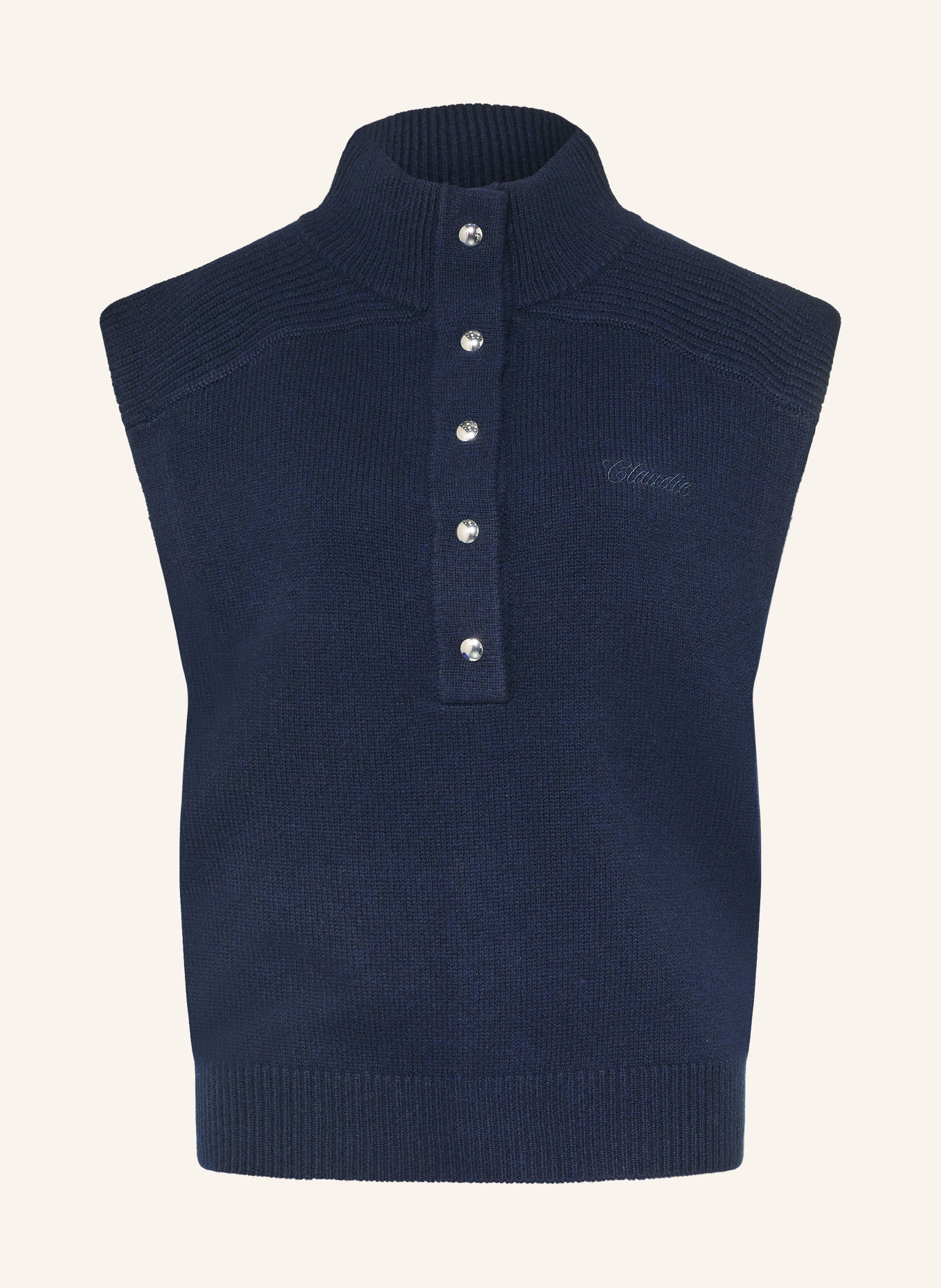 CLAUDIE PIERLOT Pullunder: DUNKELBLAU