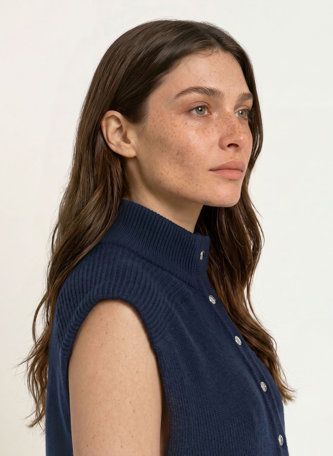 CLAUDIE PIERLOT Pullunder: DUNKELBLAU