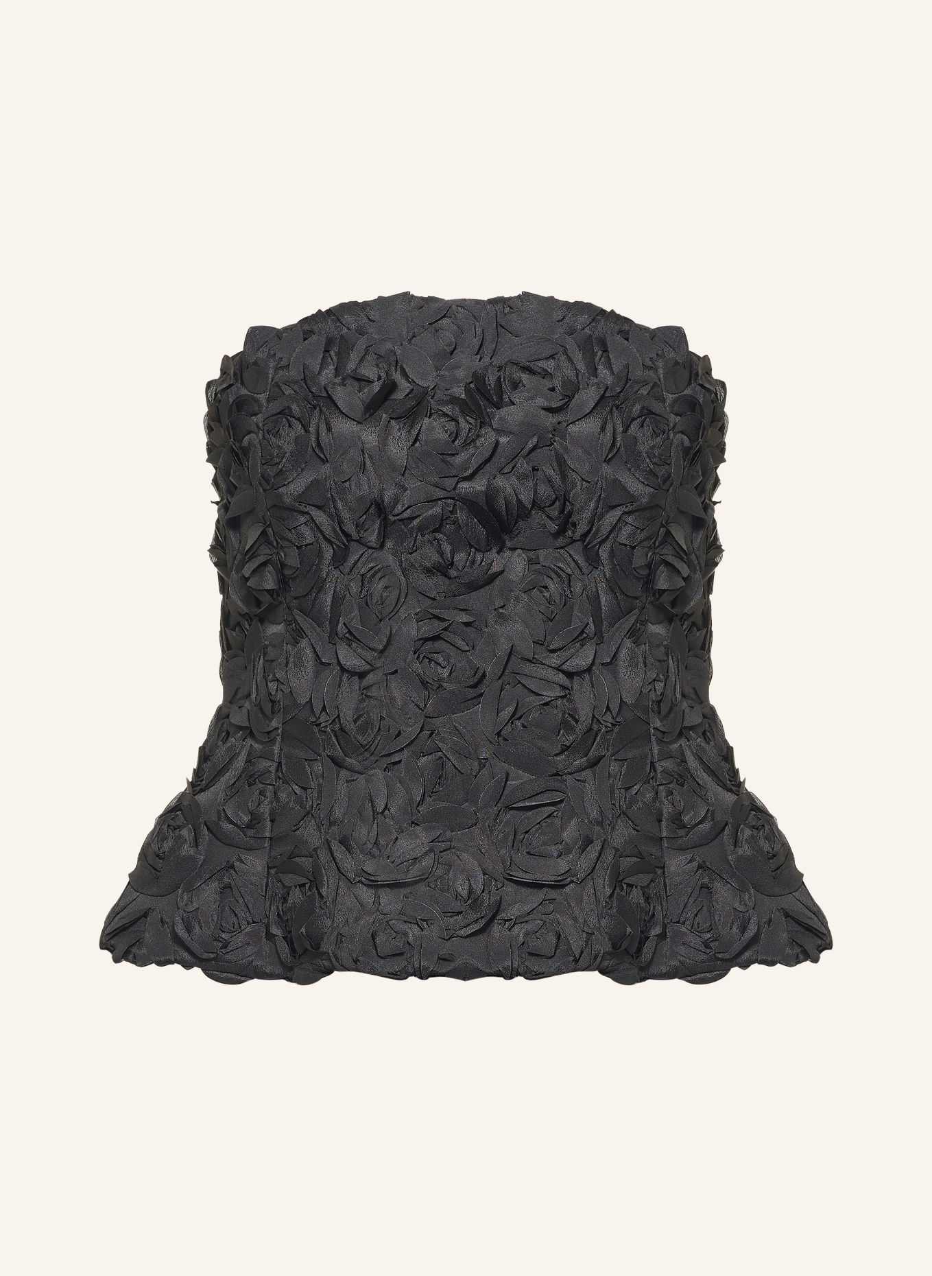 maje Off-Shoulder-Top: SCHWARZ