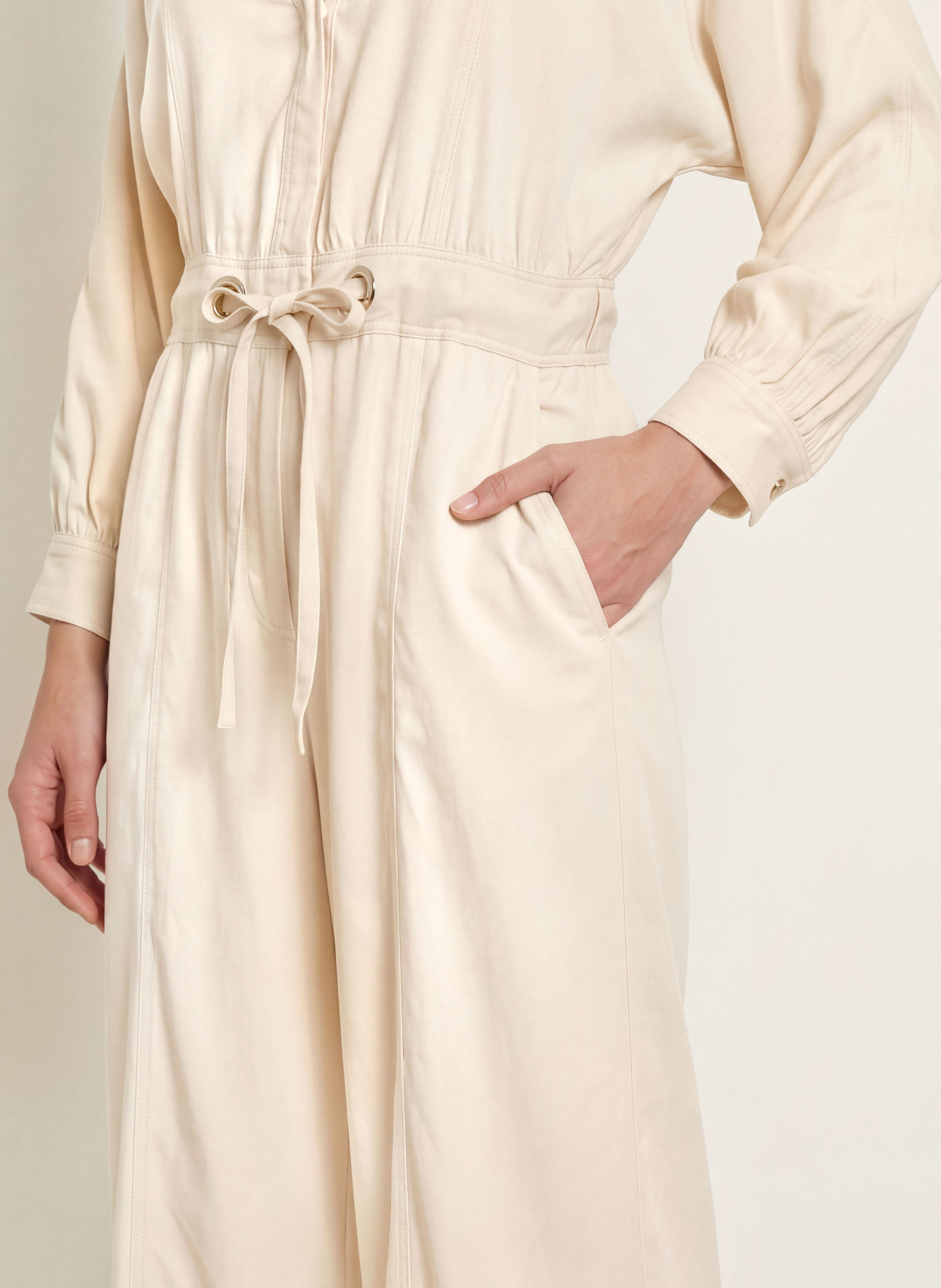 ba&sh PERE Jumpsuit: ECRU