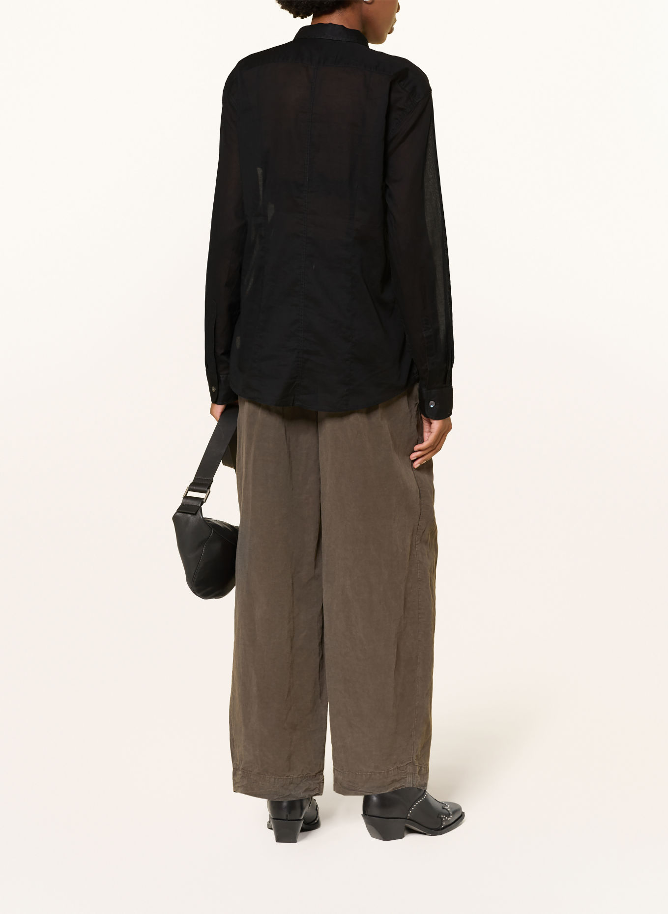 ALLSAINTS Hemdbluse SIMONE: SCHWARZ