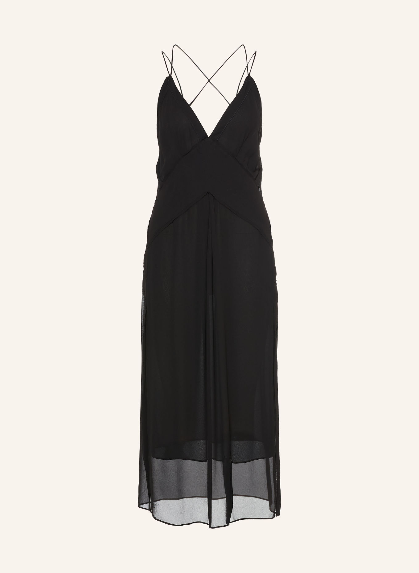 ALLSAINTS FAWN Dress: BLACK