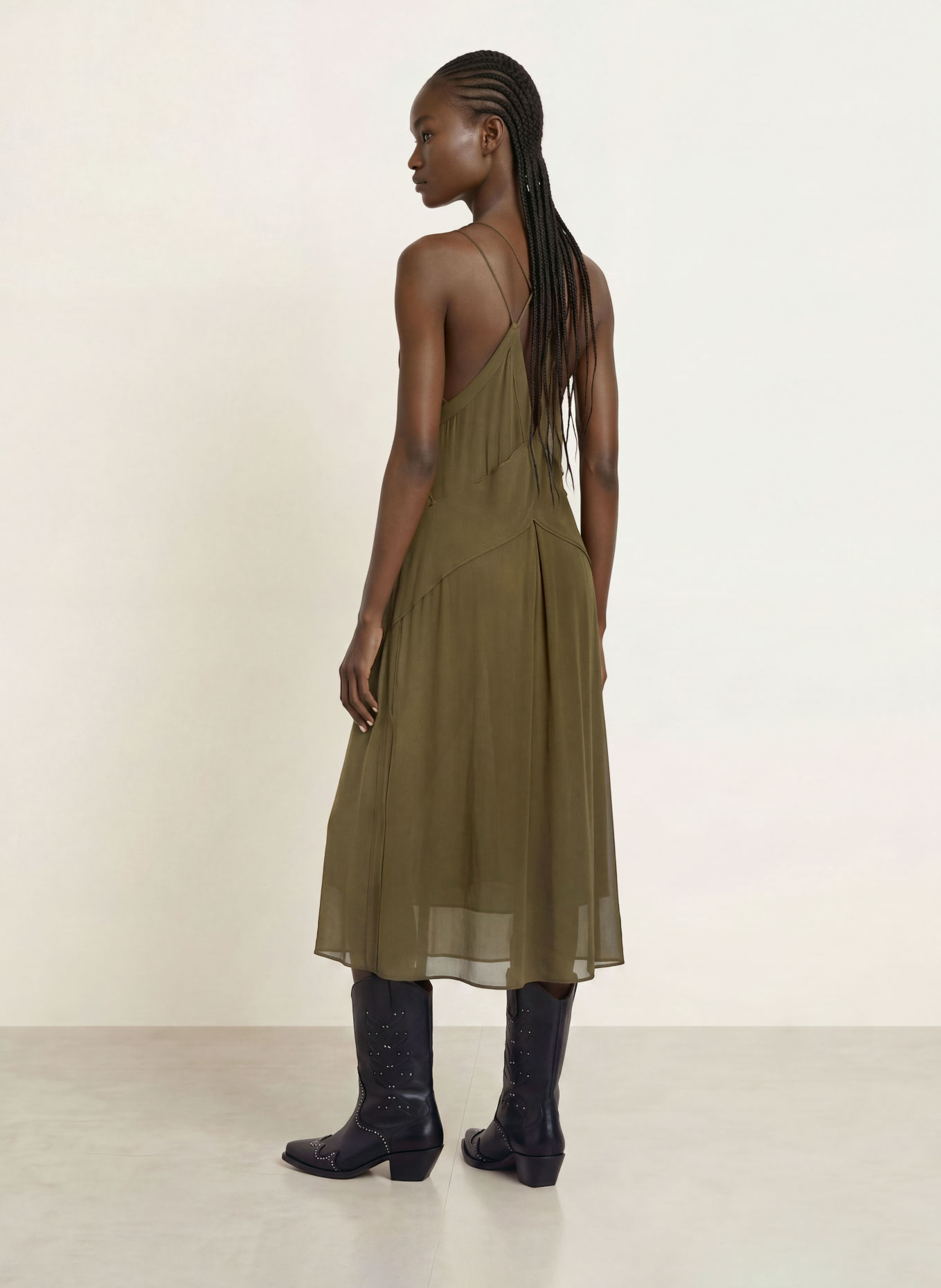 ALLSAINTS Kleid FAWN: KHAKI