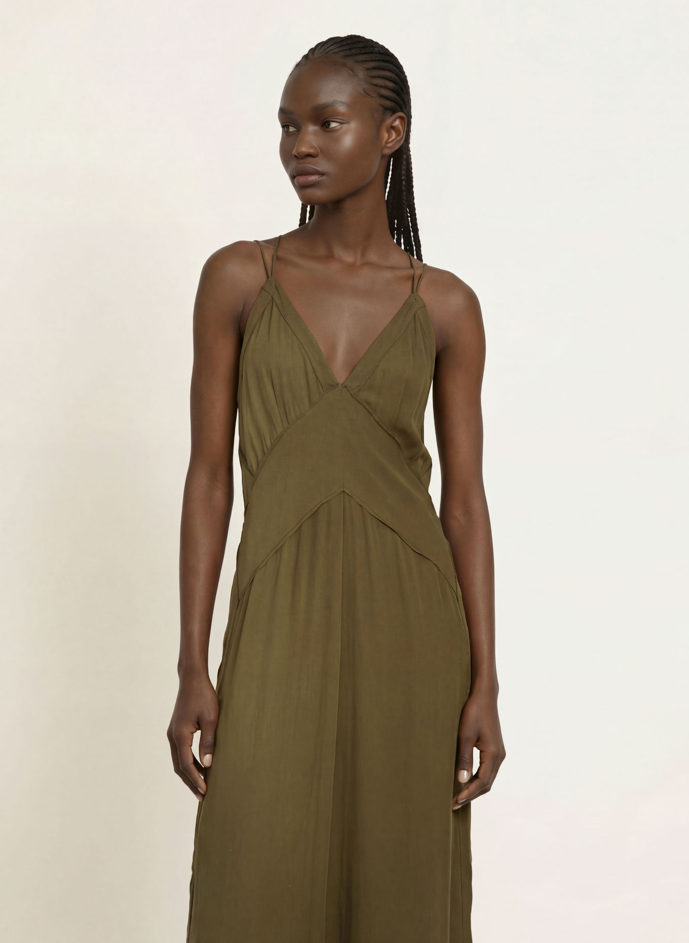 ALLSAINTS Kleid FAWN: KHAKI