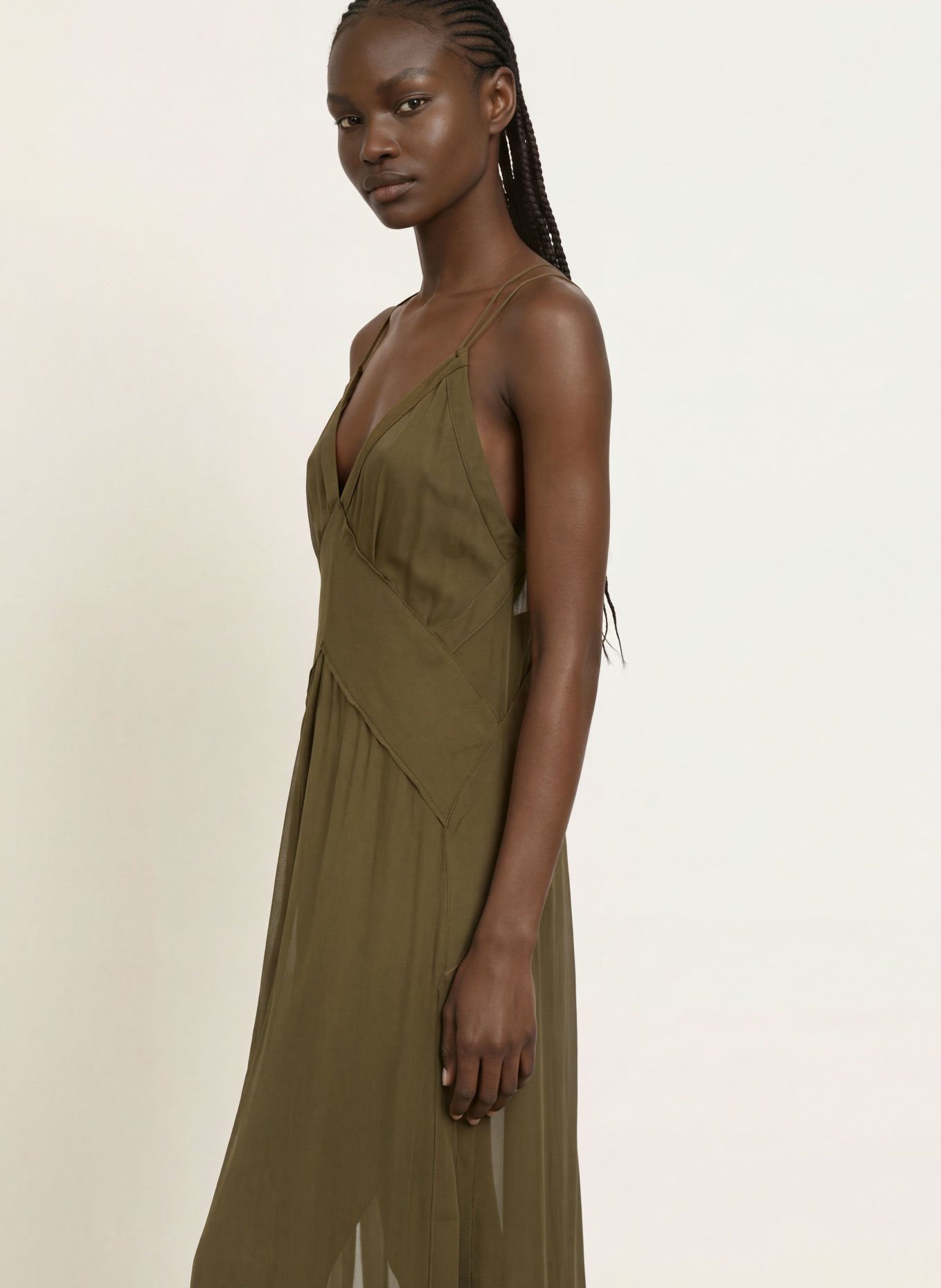 ALLSAINTS Kleid FAWN: KHAKI