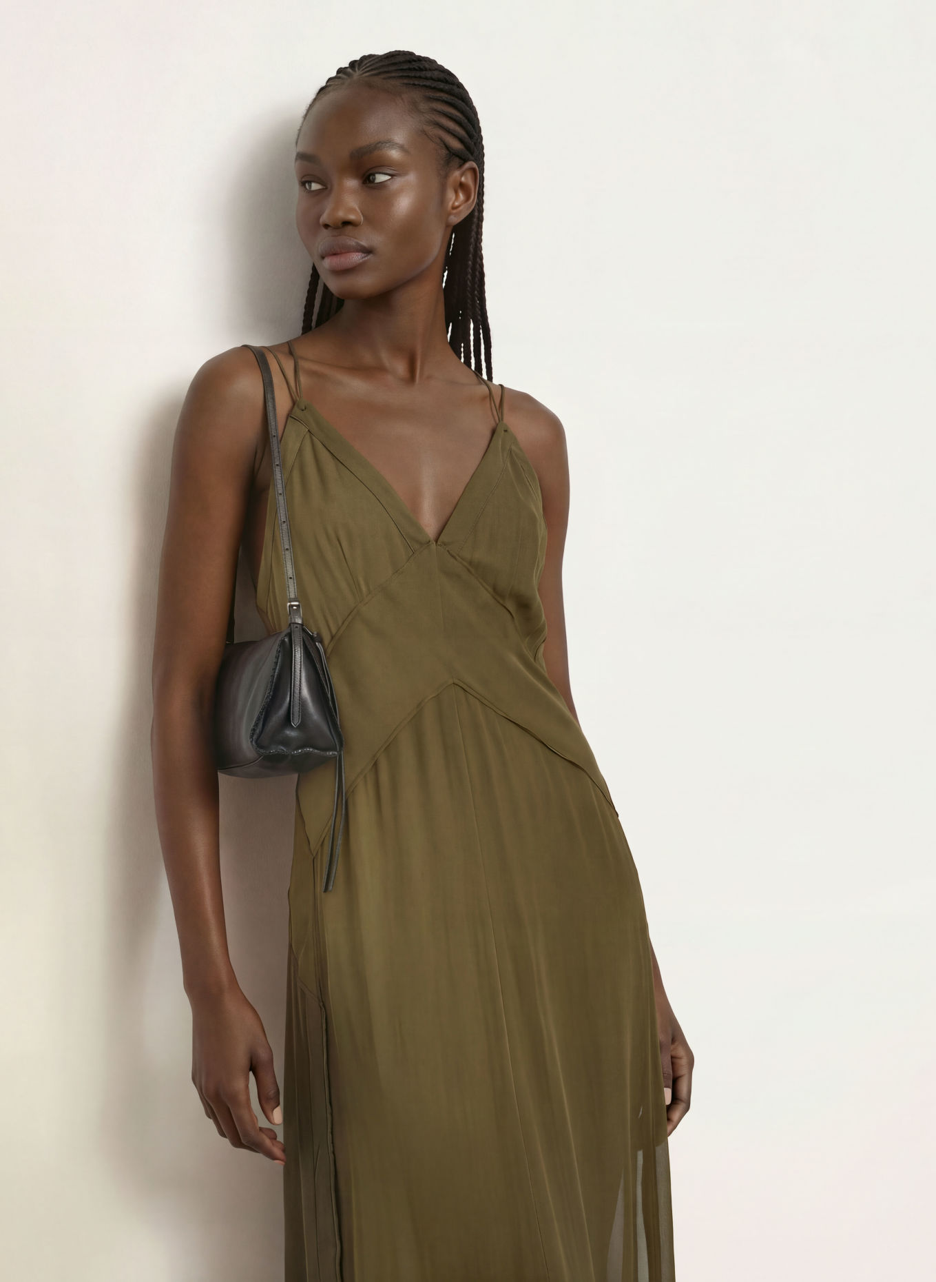 ALLSAINTS Kleid FAWN: KHAKI