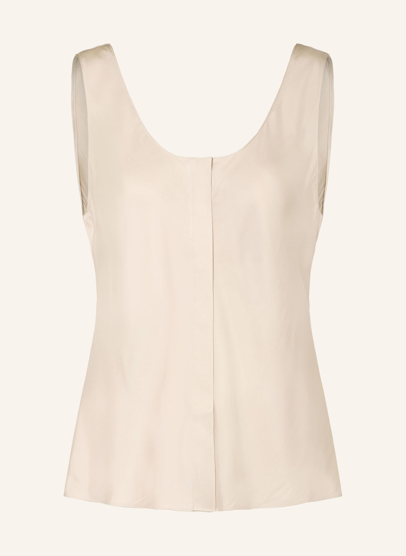 ALLSAINTS MILLA Blouse with Silk: ECRU