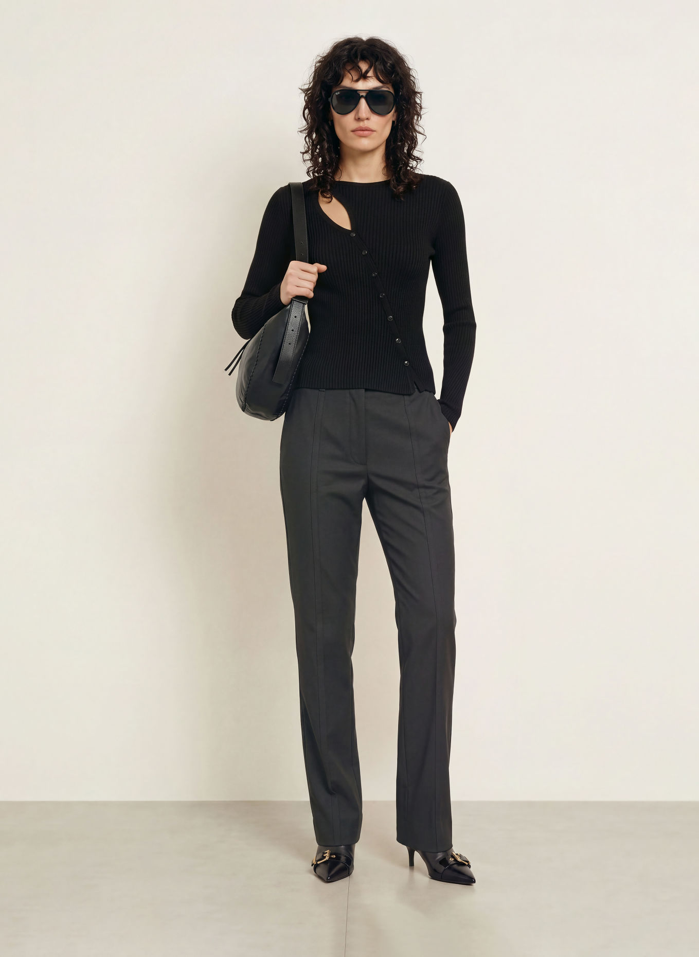 ALLSAINTS Pantalon ROXANNE: NOIR