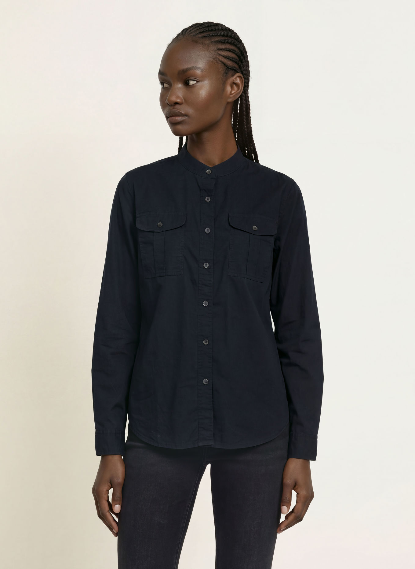 ALLSAINTS Bluse TESS: DUNKELBLAU
