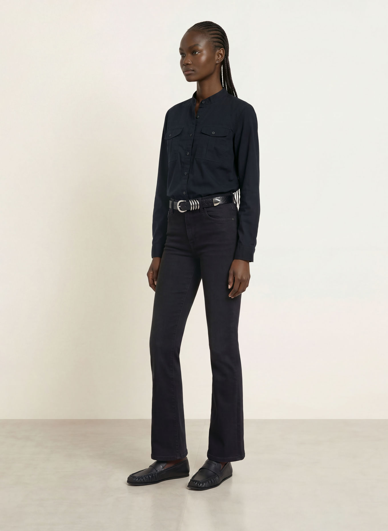 ALLSAINTS Bluse TESS: DUNKELBLAU