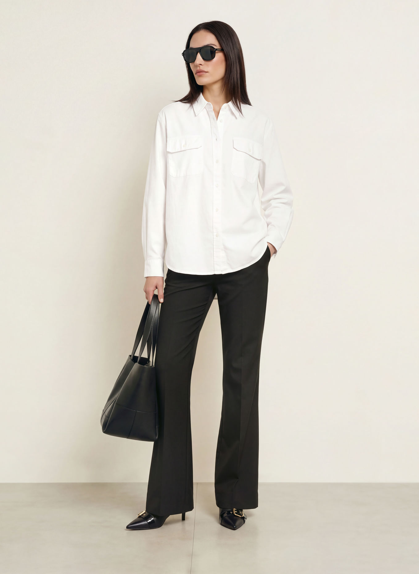 ALLSAINTS Overhemdblouse MAVEN: WIT