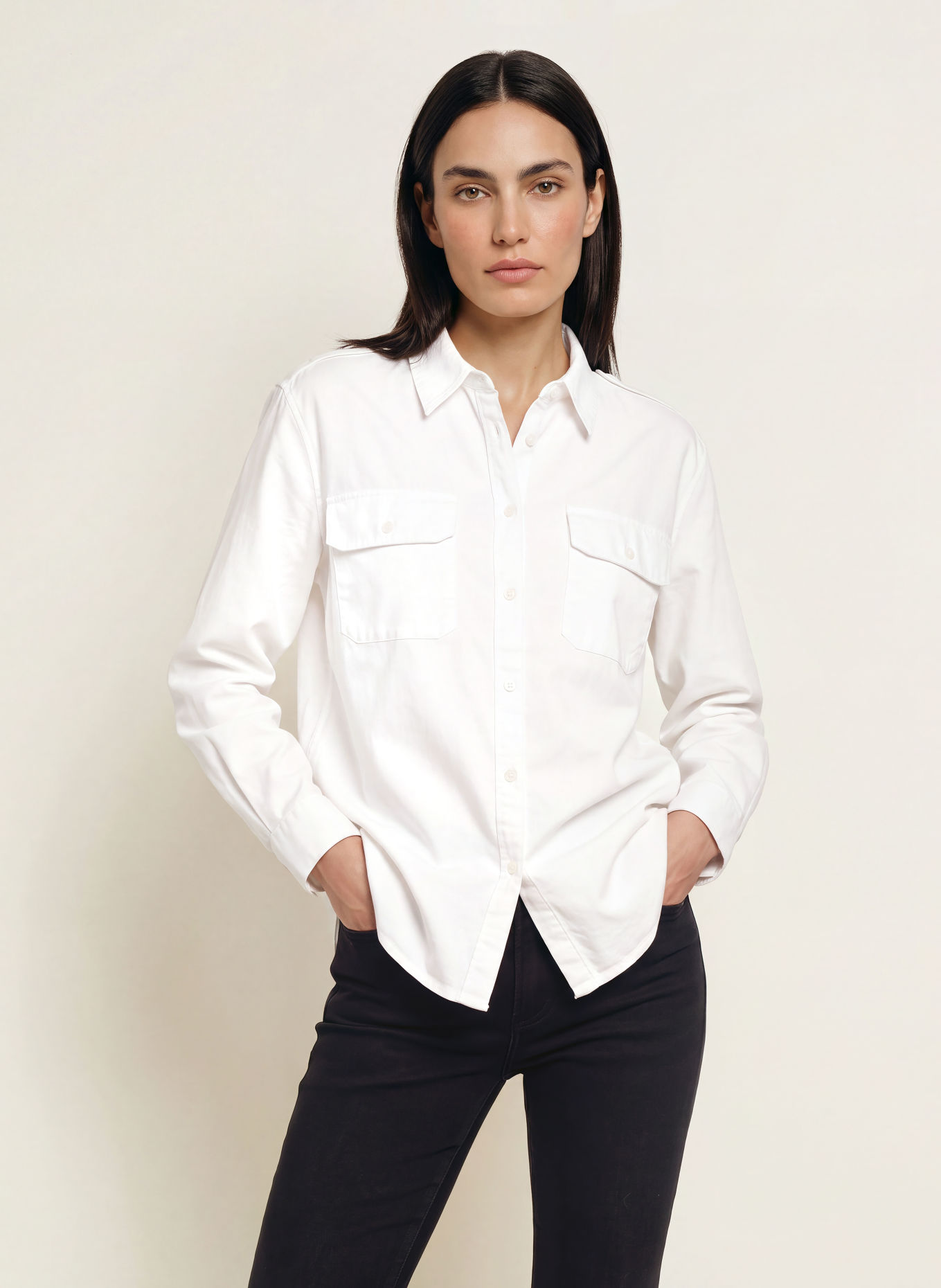 ALLSAINTS Overhemdblouse MAVEN: WIT