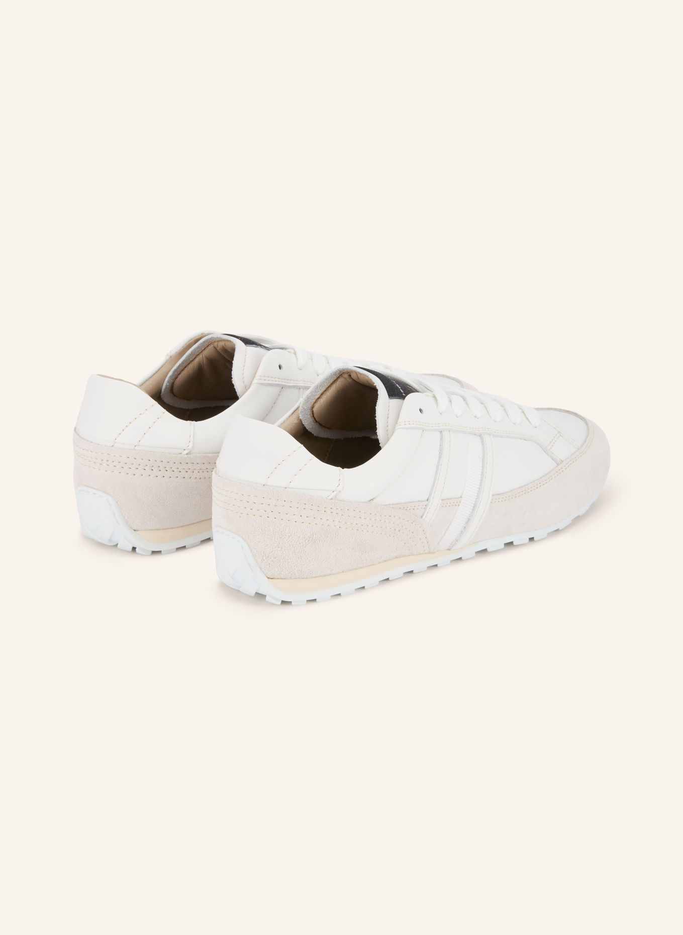 ALLSAINTS LIAM Sneakers: WHITE / CREAM
