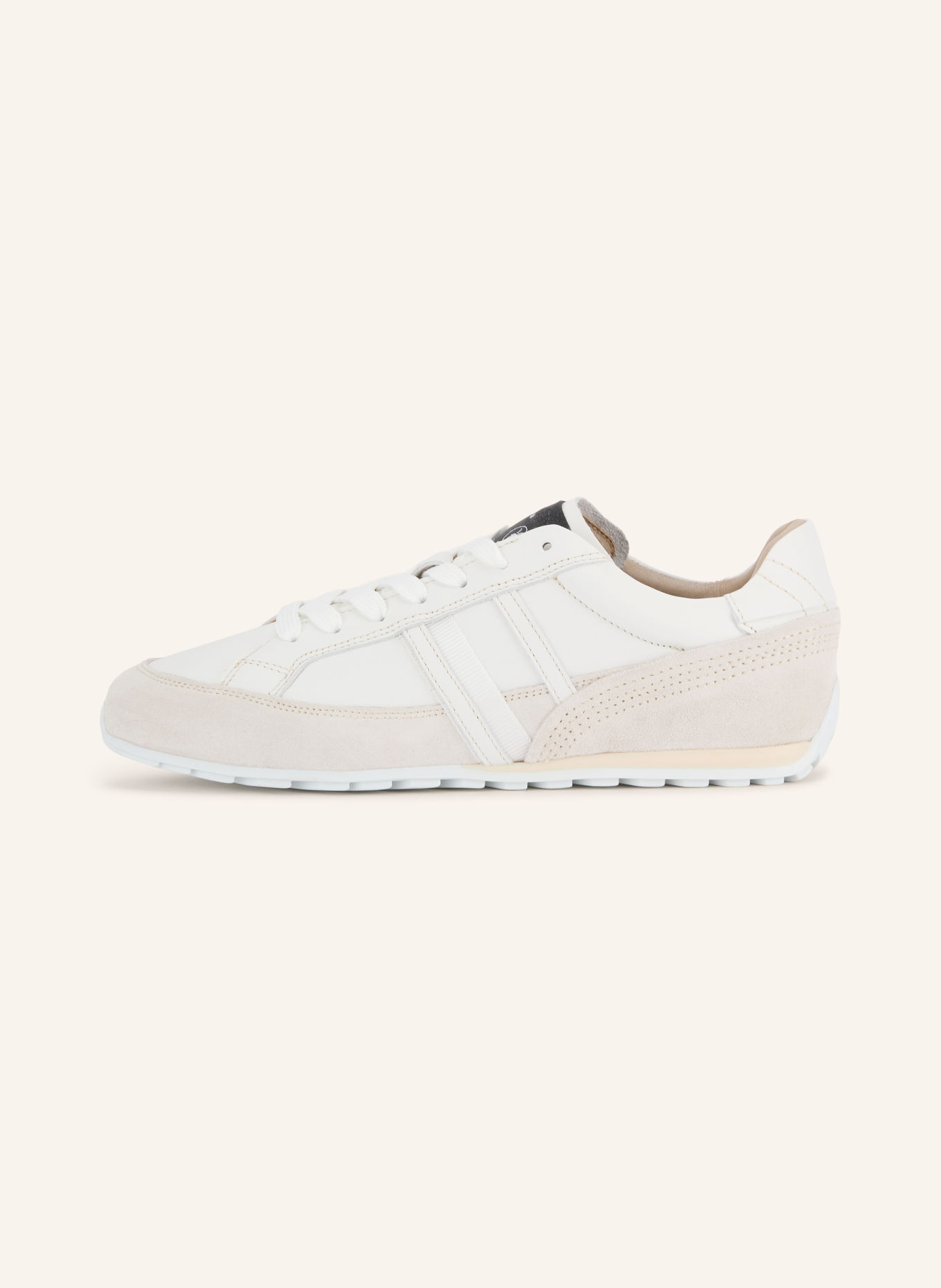 ALLSAINTS LIAM Sneakers: WHITE / CREAM