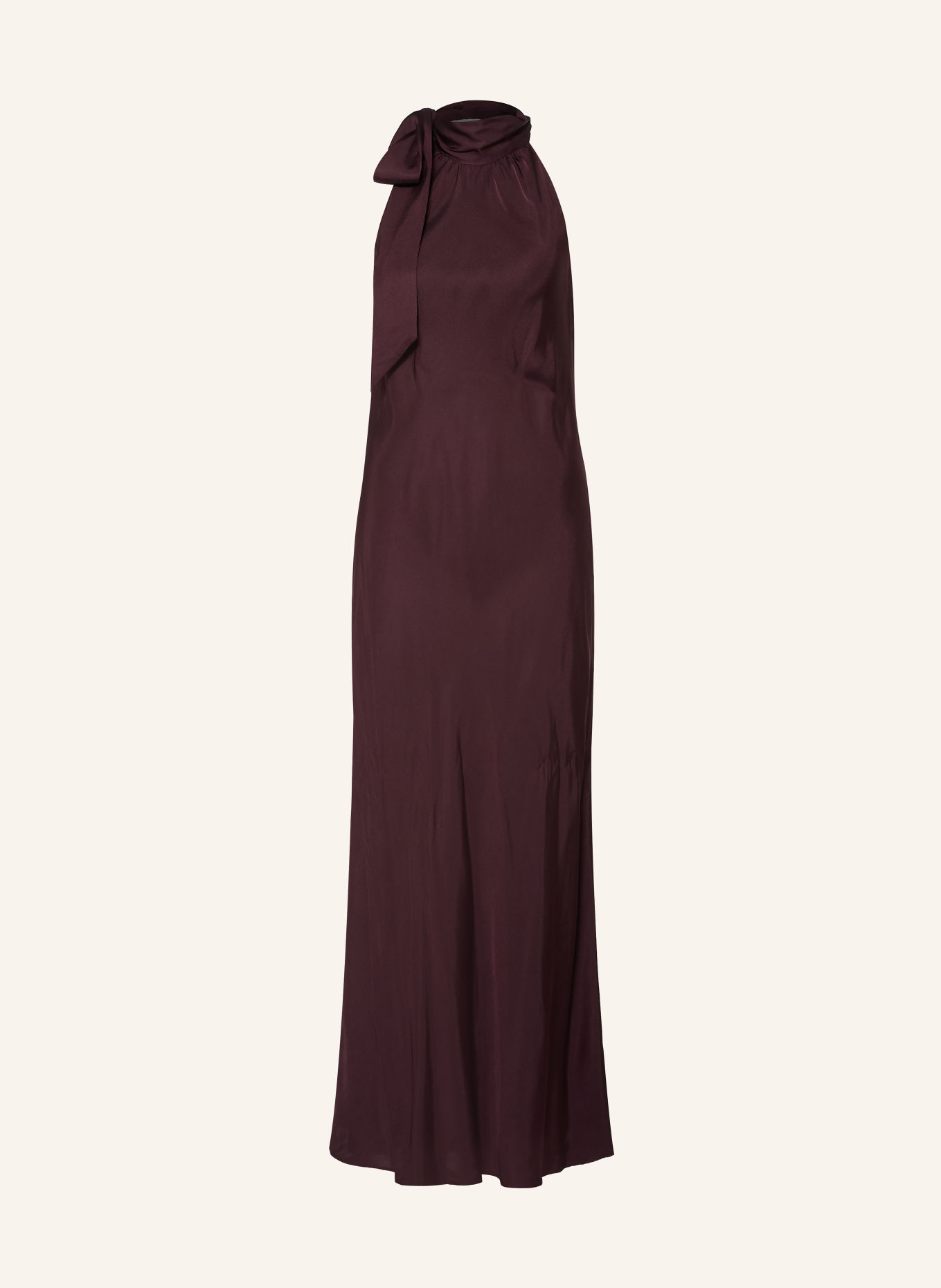 ALLSAINTS Schluppenkleid BERIL mit Seide: DUNKELROT