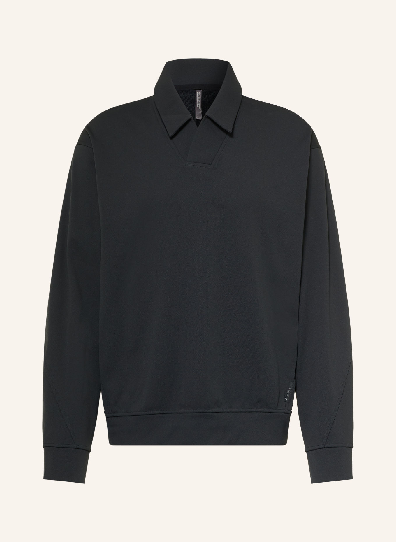 VEILANCE Sweat-Poloshirt CONSOLA: ZWART