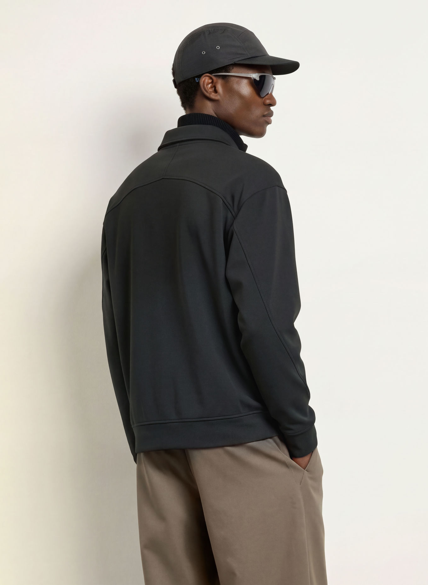 VEILANCE Sweat-Poloshirt CONSOLA: ZWART