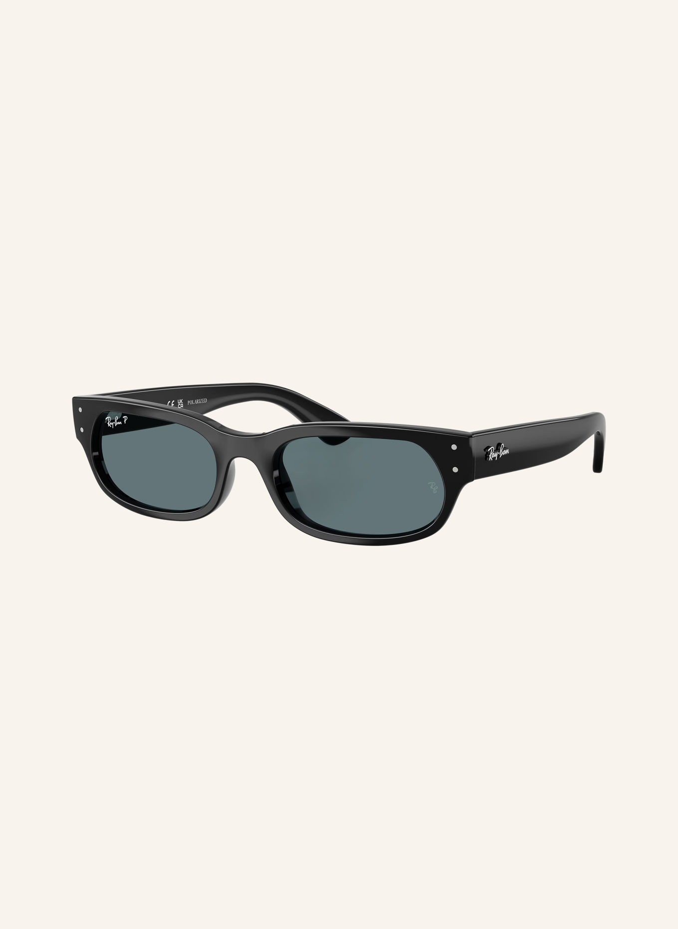 Ray-Ban Solbrille RB2236: SORT/POLARBLACK