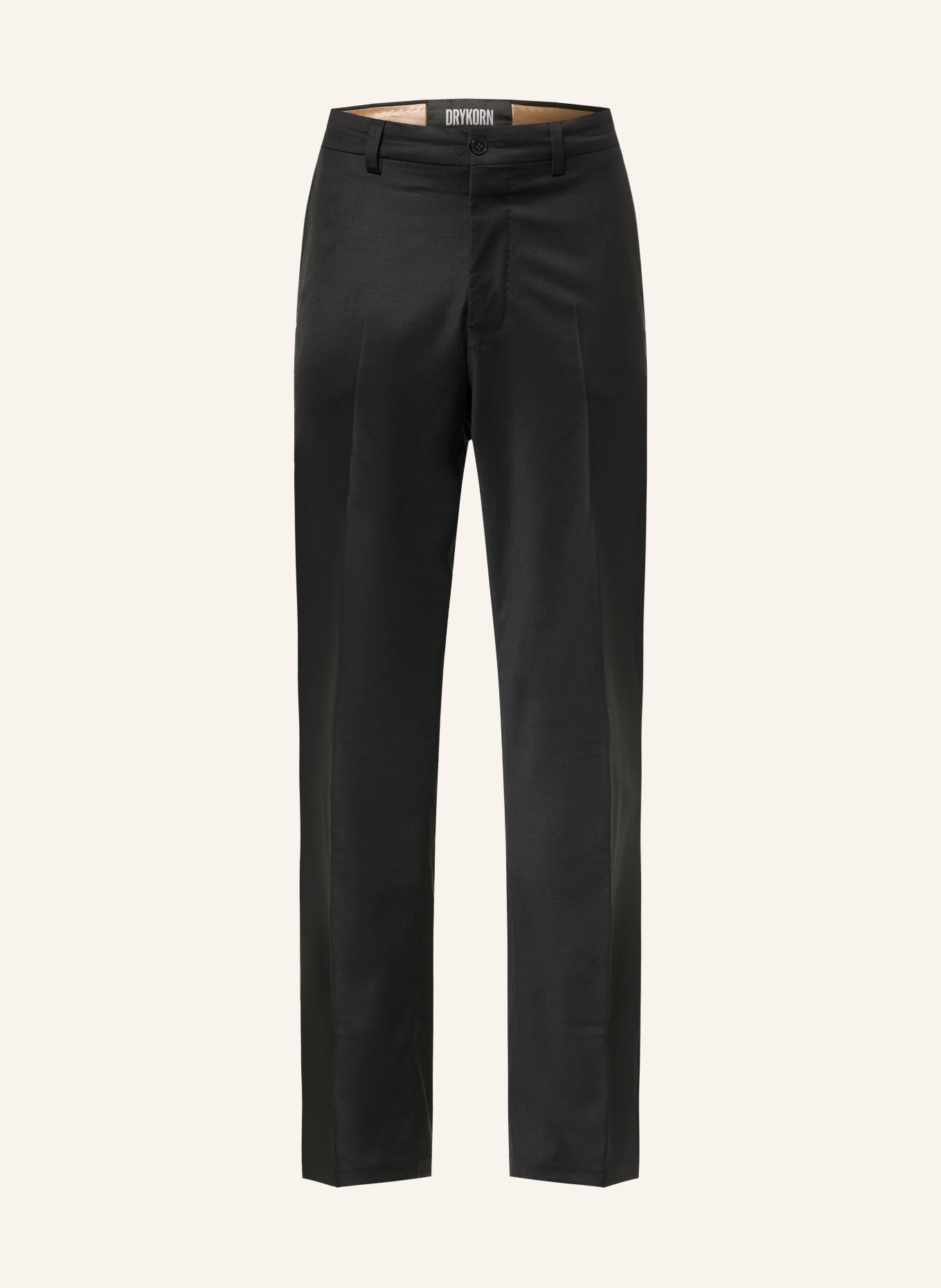 DRYKORN Chino kalhoty DRYHARDY Regular Fit: ČERNÁ