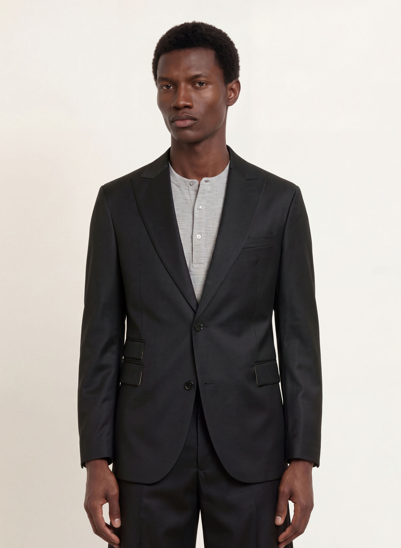 DRYKORN Kavaj DRYGENF Extra Slim Fit: SVART