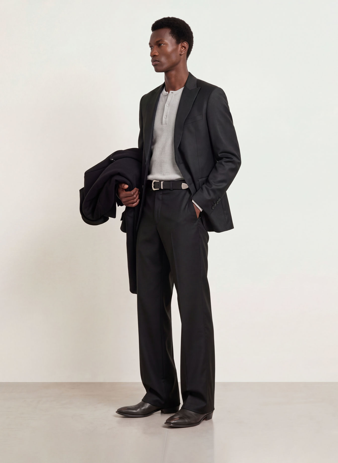 DRYKORN Kavaj DRYGENF Extra Slim Fit: SVART