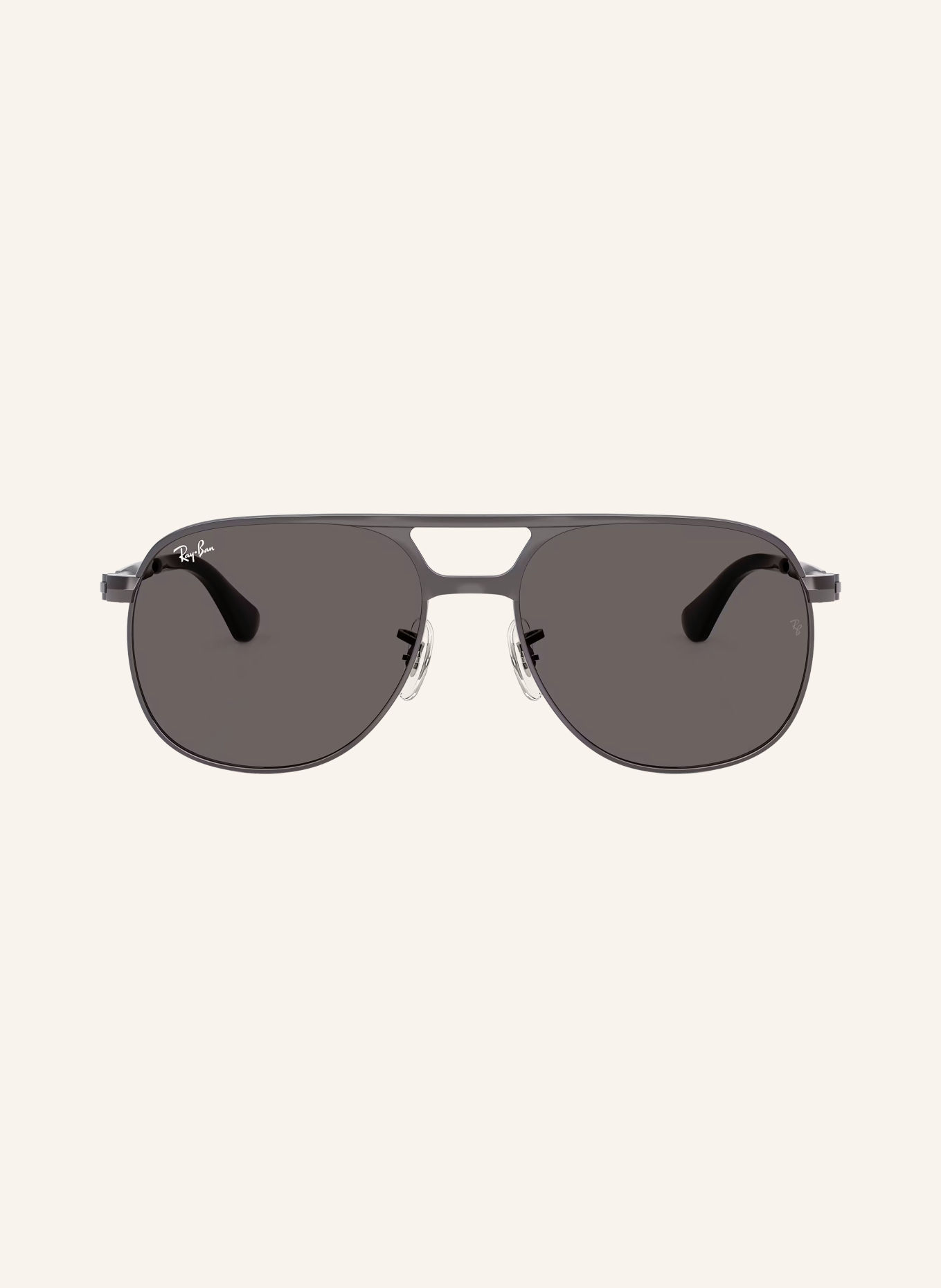Ray-Ban Solbrille RB3793: PLATIN/ MØRKEGRÅ