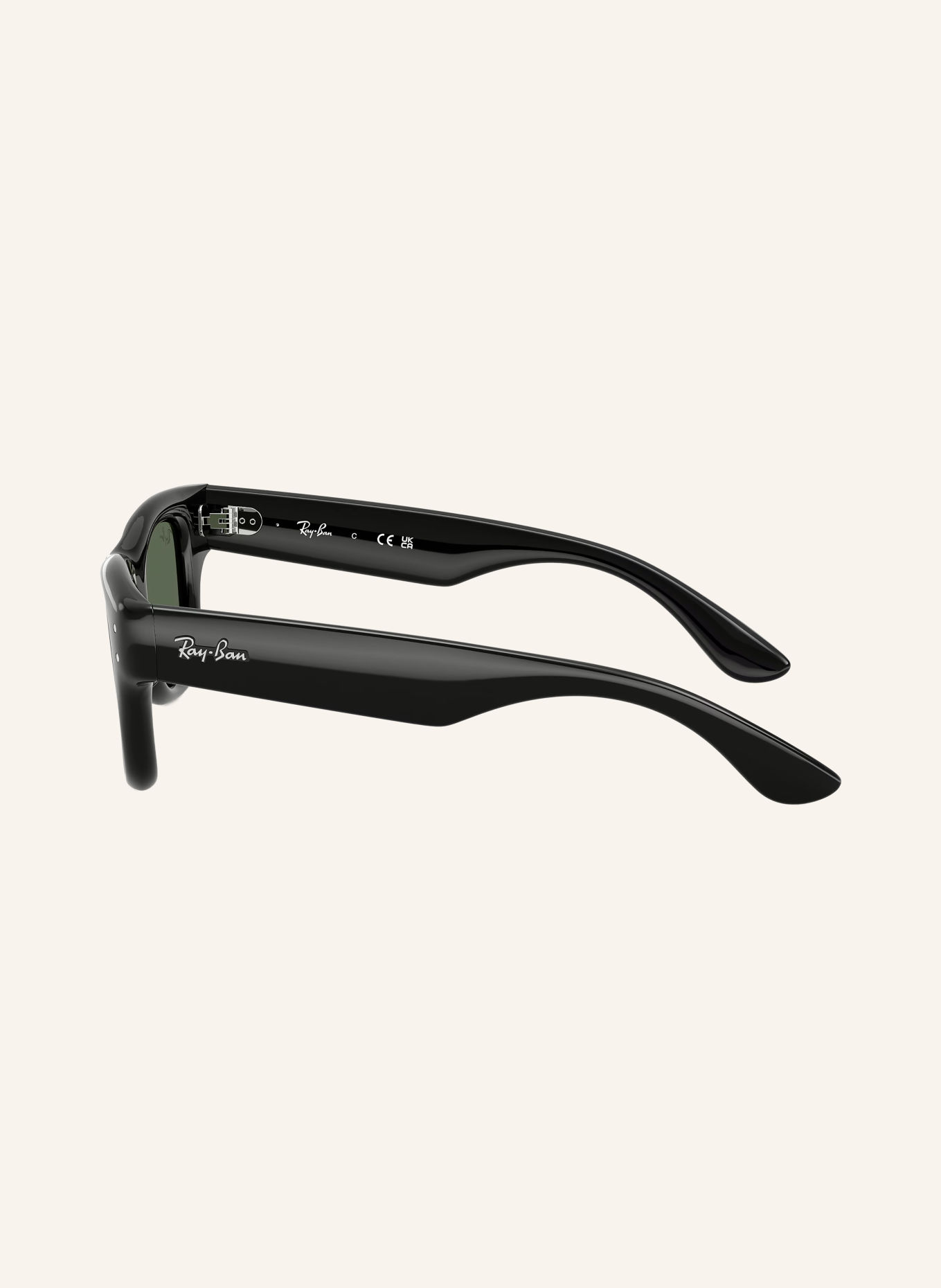 Ray-Ban Solbrille RB9240S: SORT/MØRKEGRØN