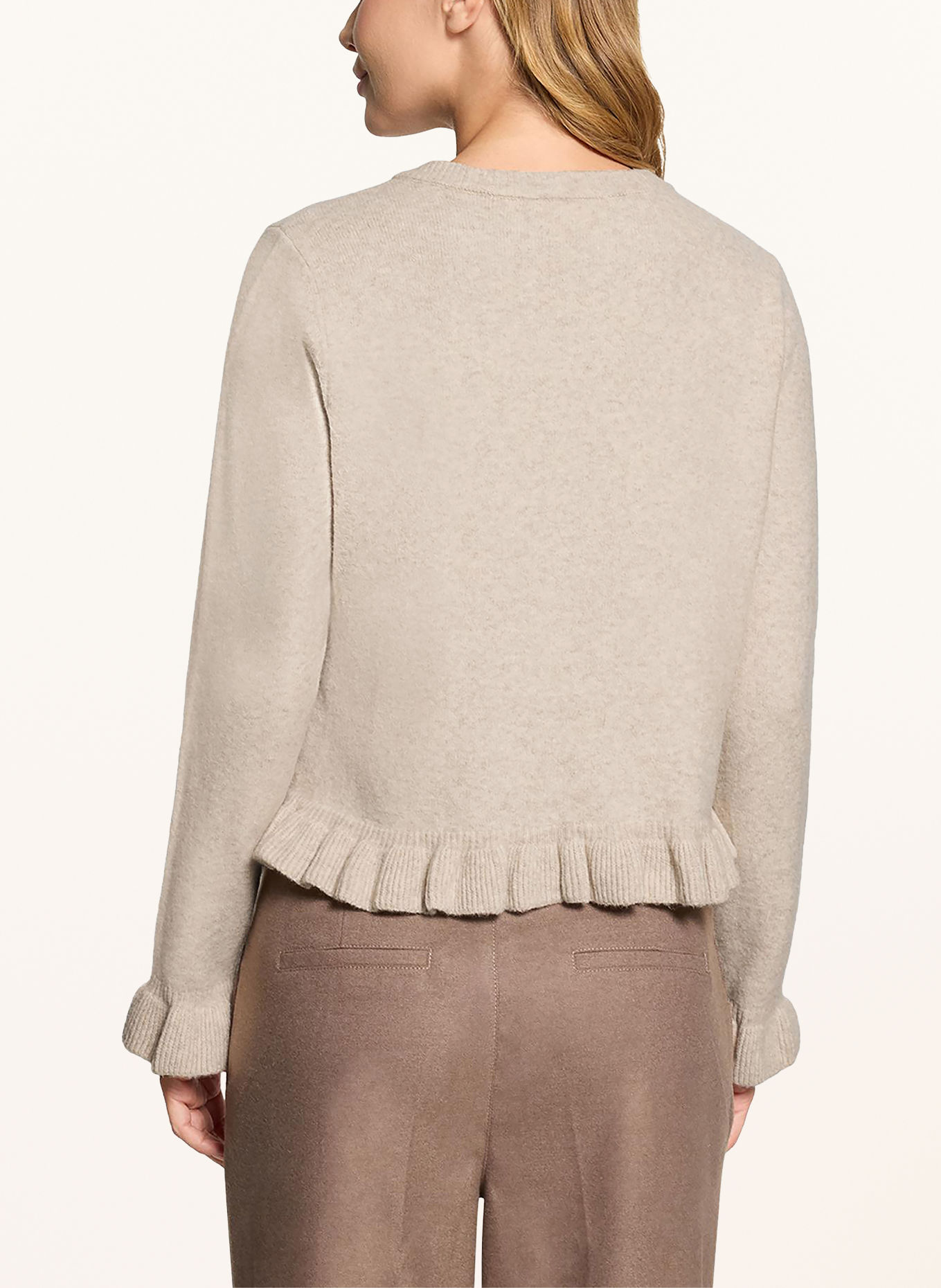 CARTOON Vest met ruches: BEIGE