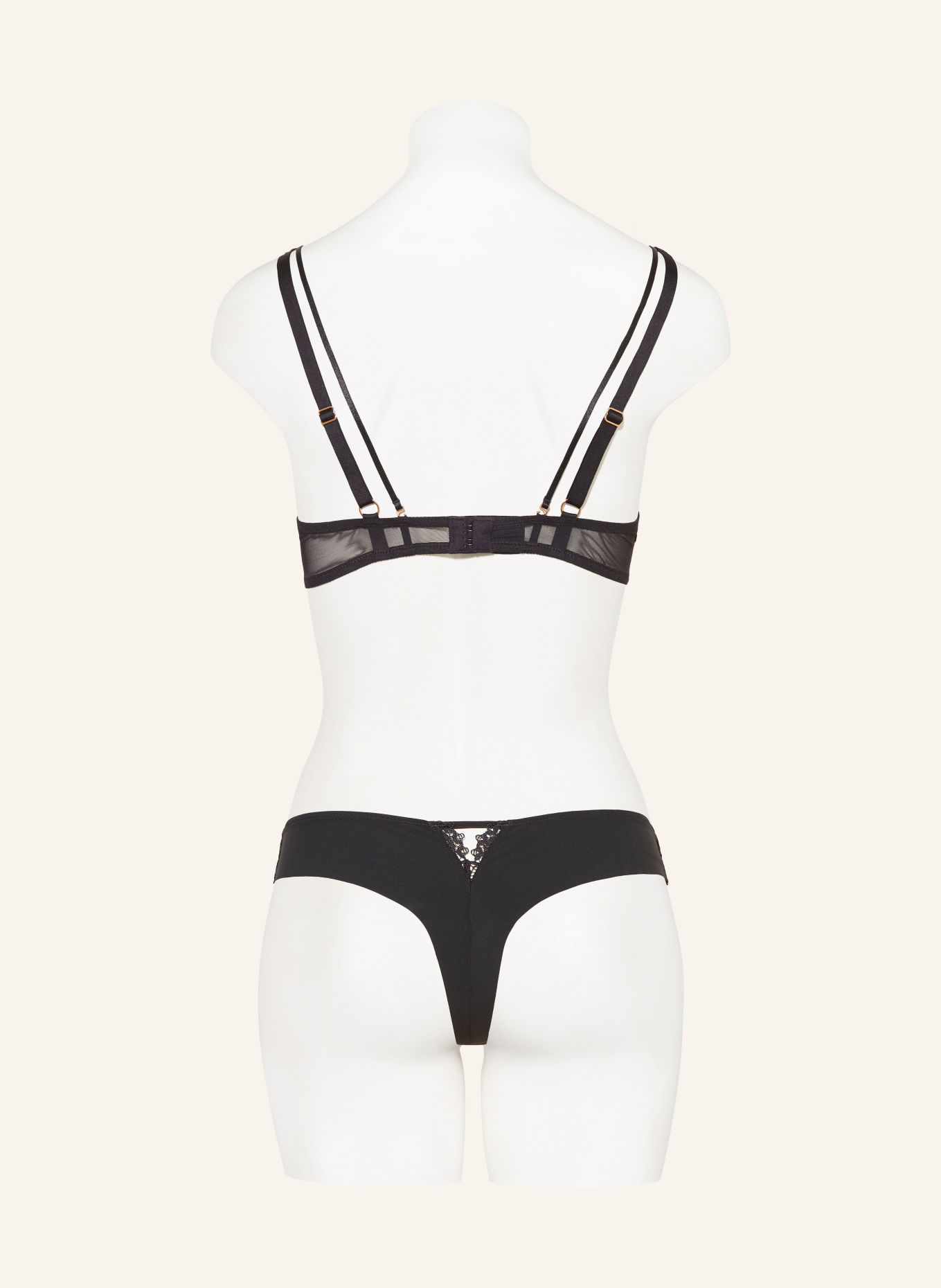 SIMONE PÉRÈLE Soutien-gorge à armatures FANTASME: NOIR
