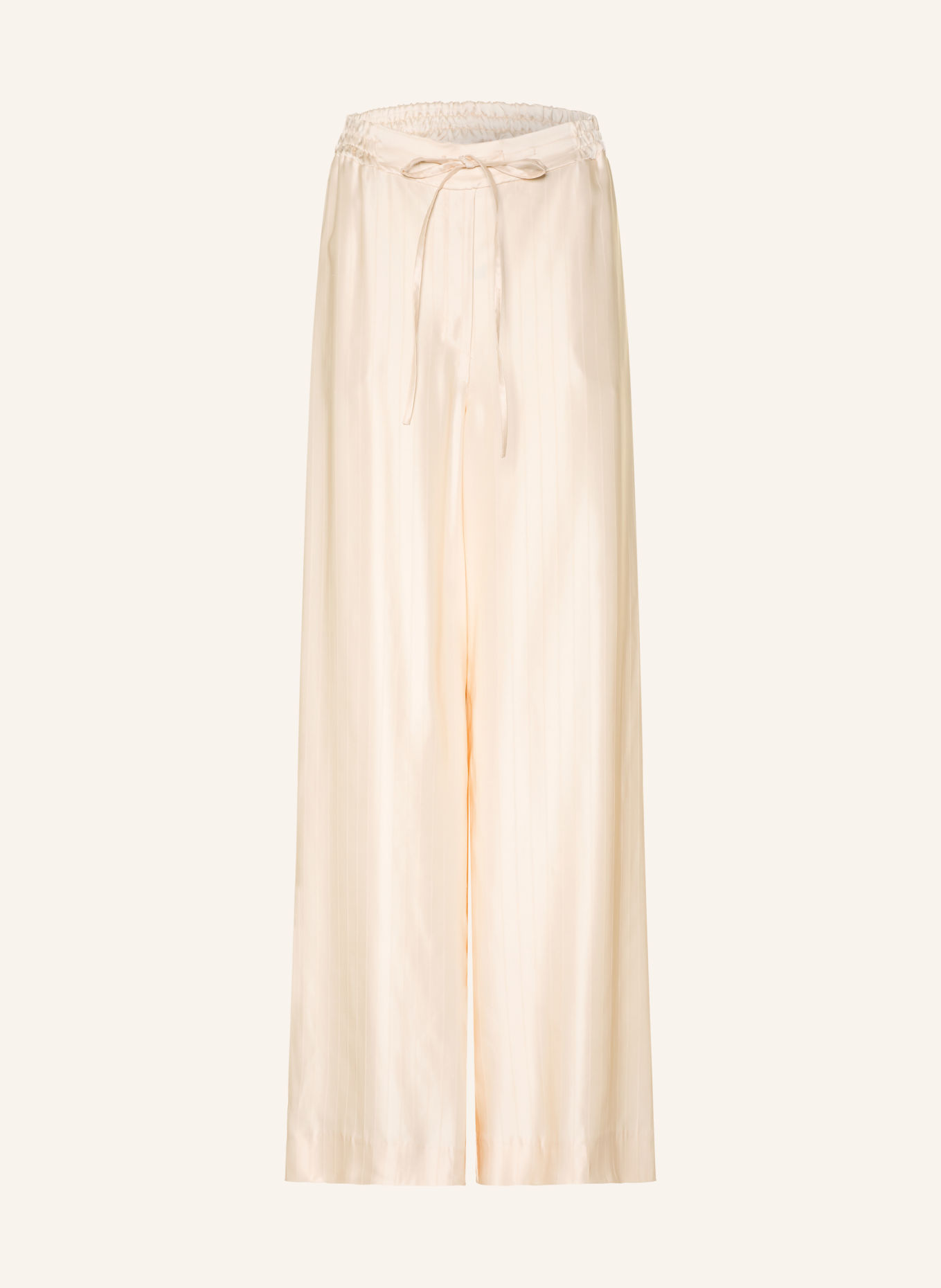 CLAUDIE PIERLOT Satinhose: CREME