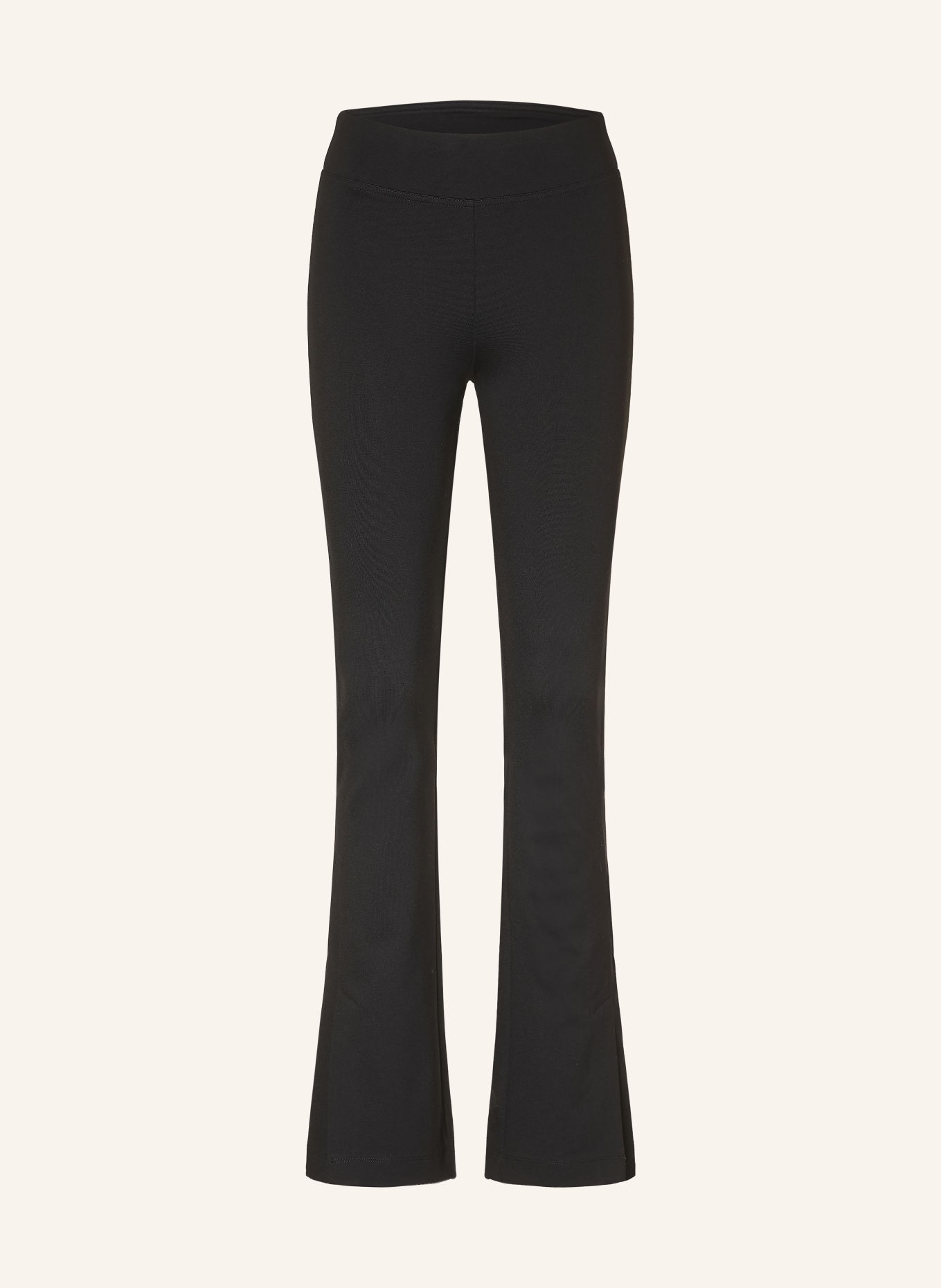 Marc O'Polo Bootcut-Hose aus Jersey: SCHWARZ