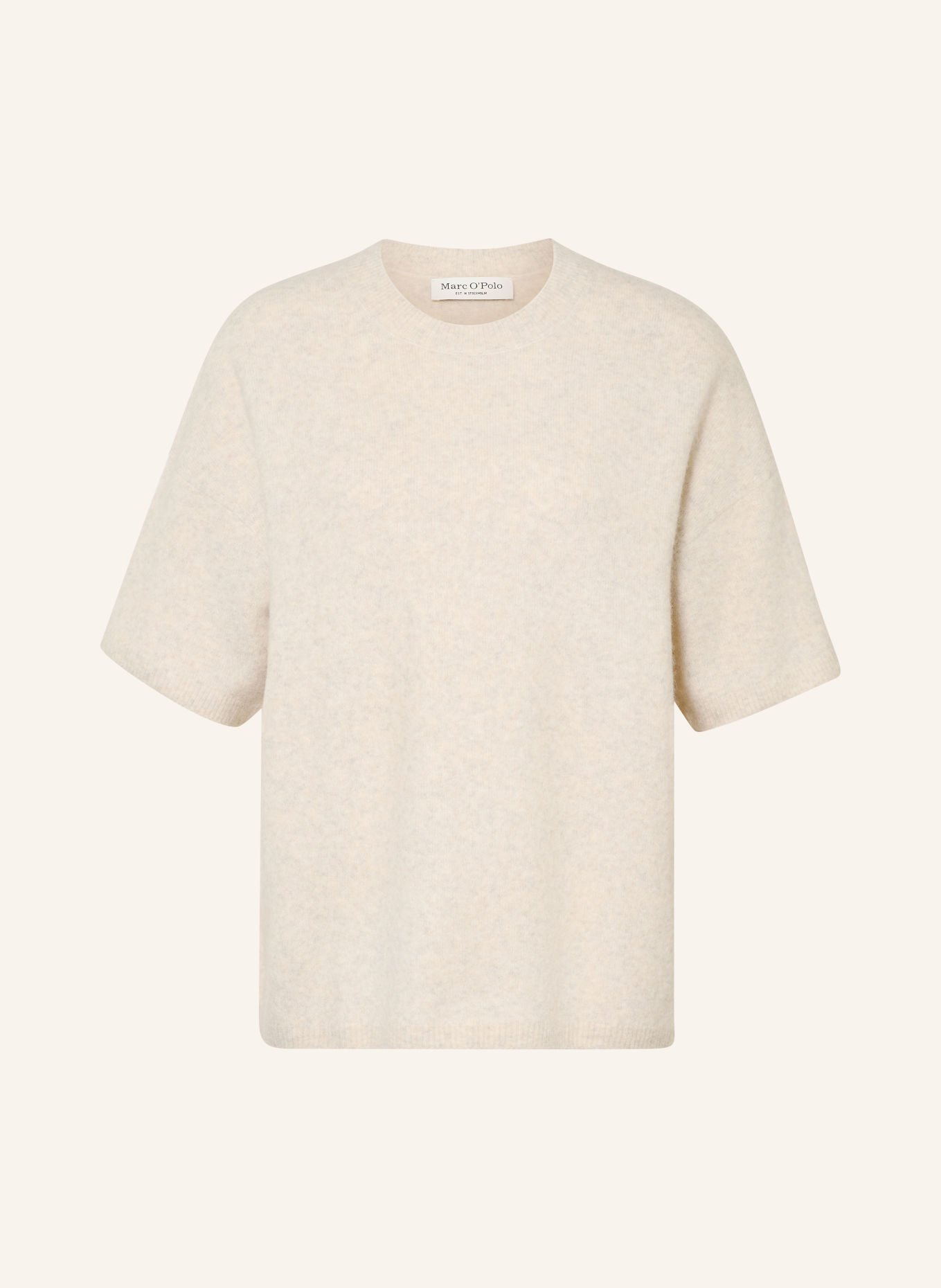 Marc O'Polo Strickshirt mit Alpaka: CREME