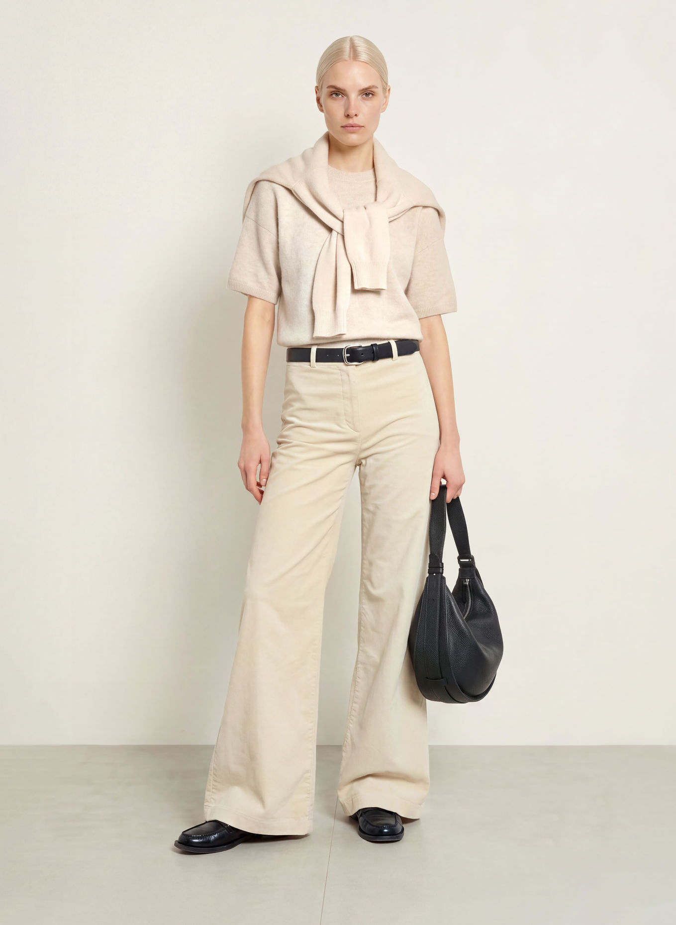 Marc O'Polo Strickshirt mit Alpaka: CREME