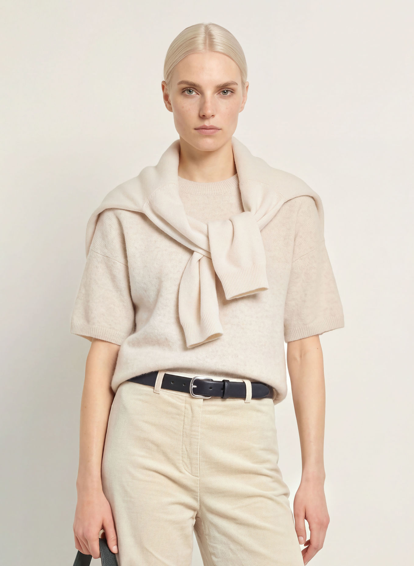 Marc O'Polo Strickshirt mit Alpaka: CREME
